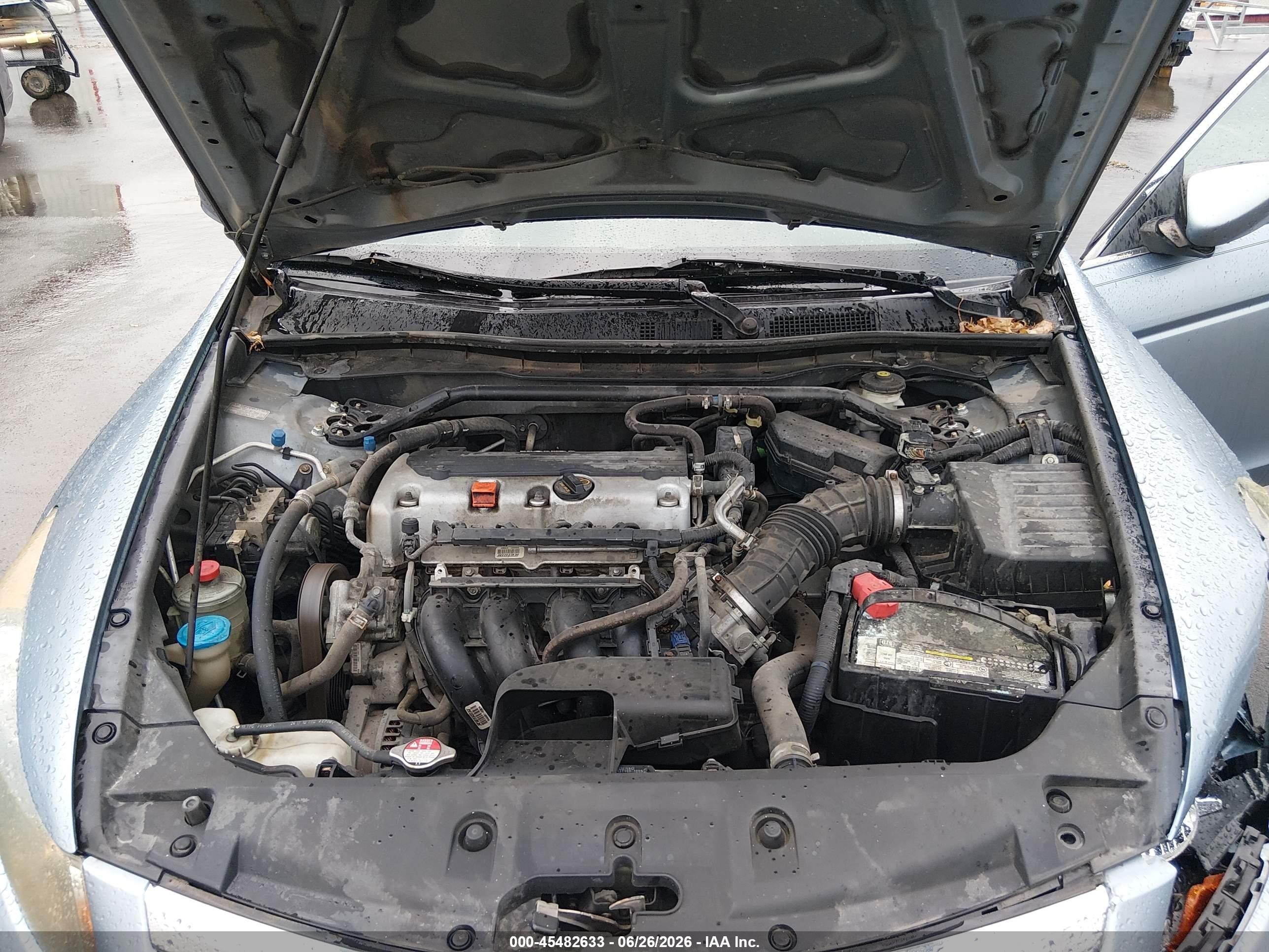 2011 Honda Accord 2.4 Ex-l Blue vin: 1HGCP2F81BA142213
