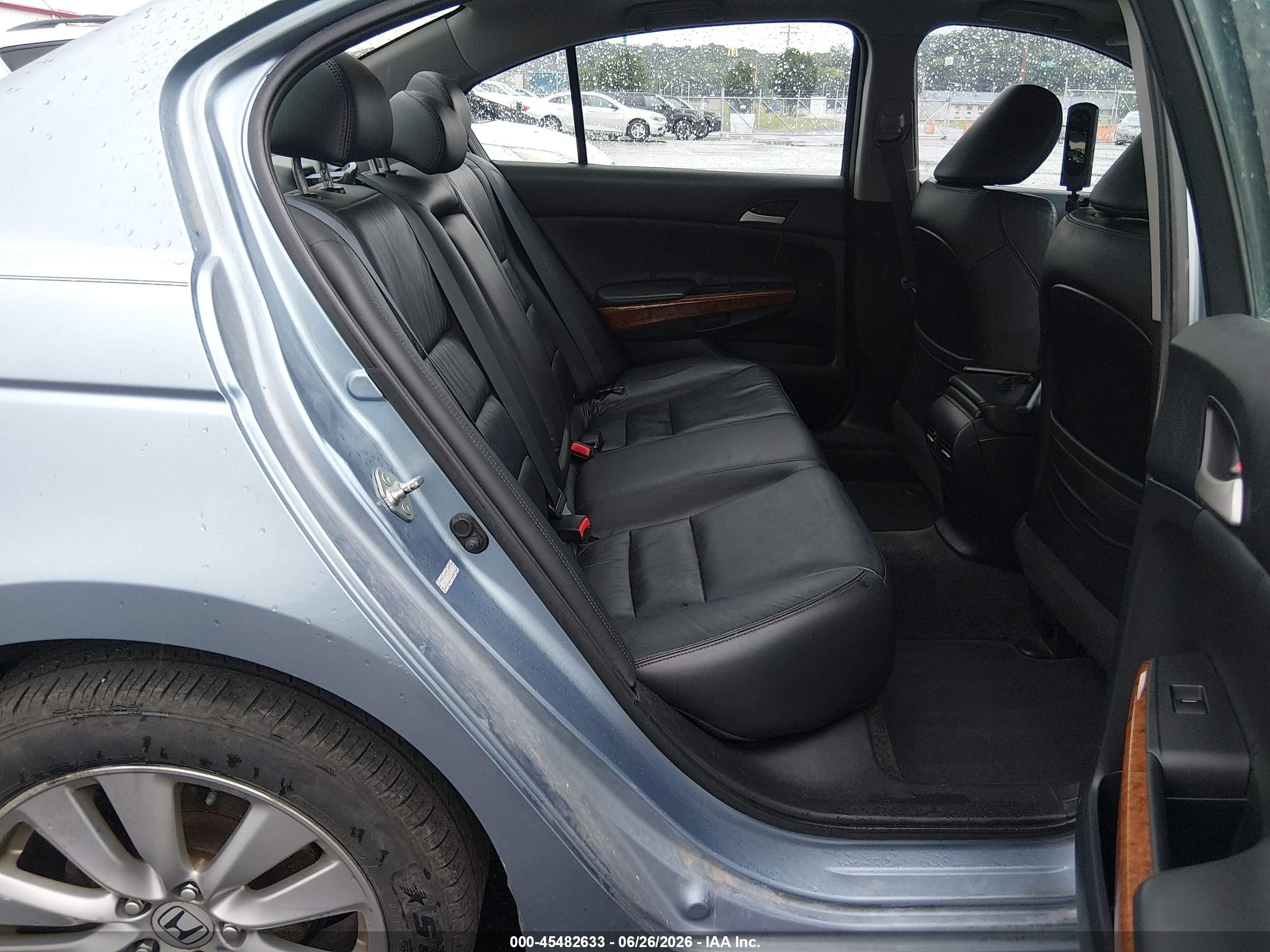 2011 Honda Accord 2.4 Ex-l Blue vin: 1HGCP2F81BA142213