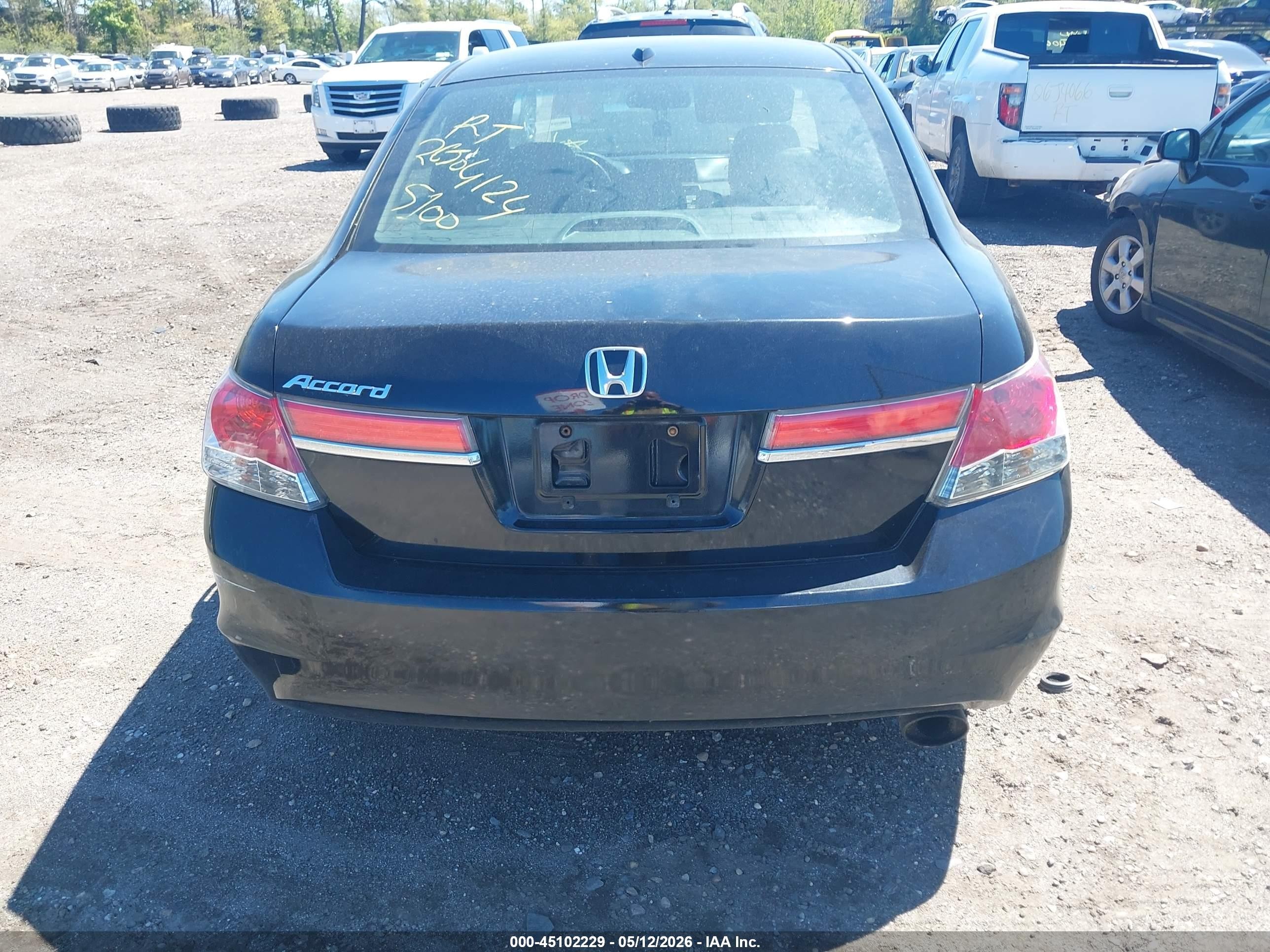 2011 Honda Accord 2.4 Ex-l Black vin: 1HGCP2F81BA154054