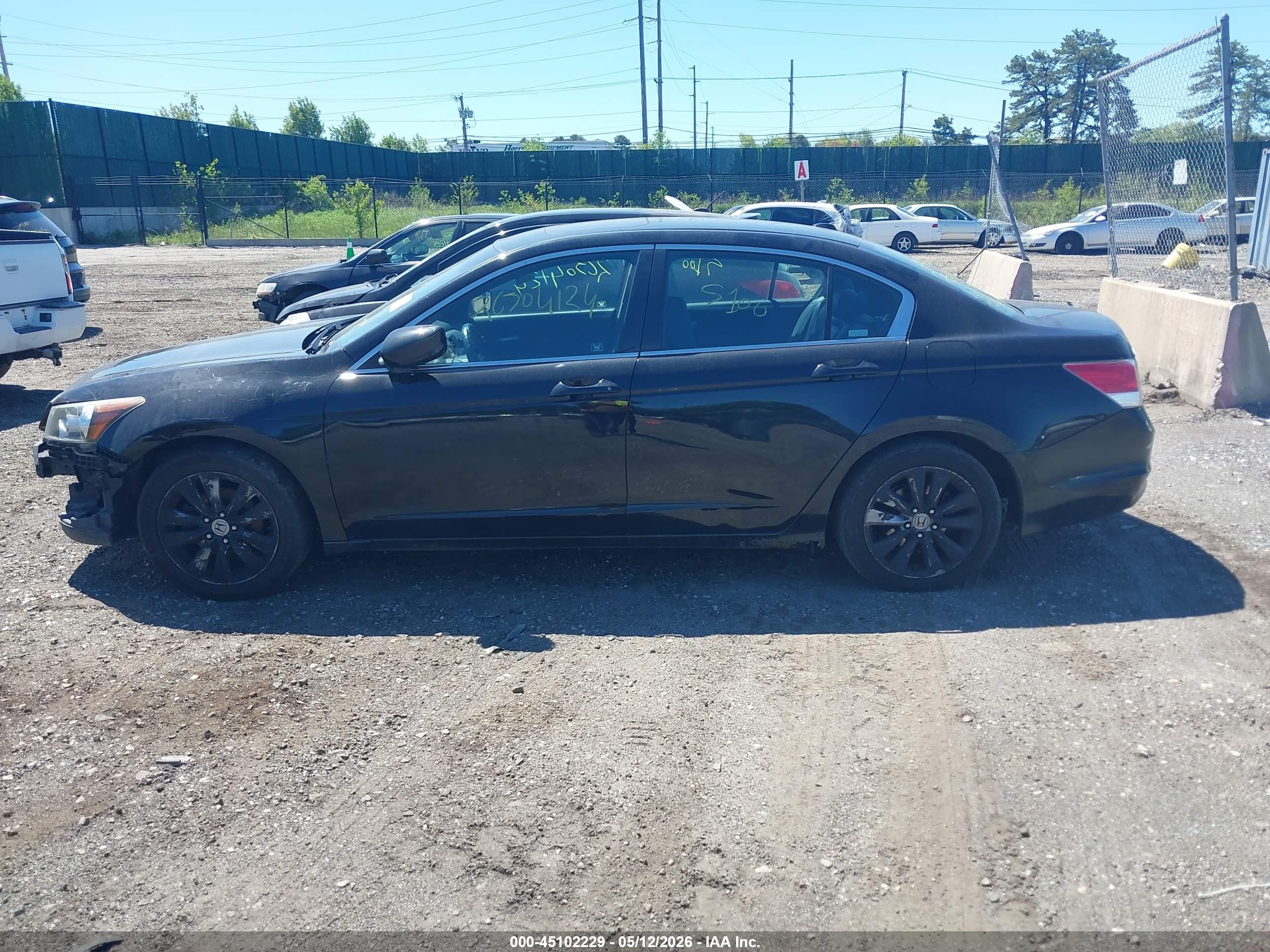 2011 Honda Accord 2.4 Ex-l Black vin: 1HGCP2F81BA154054