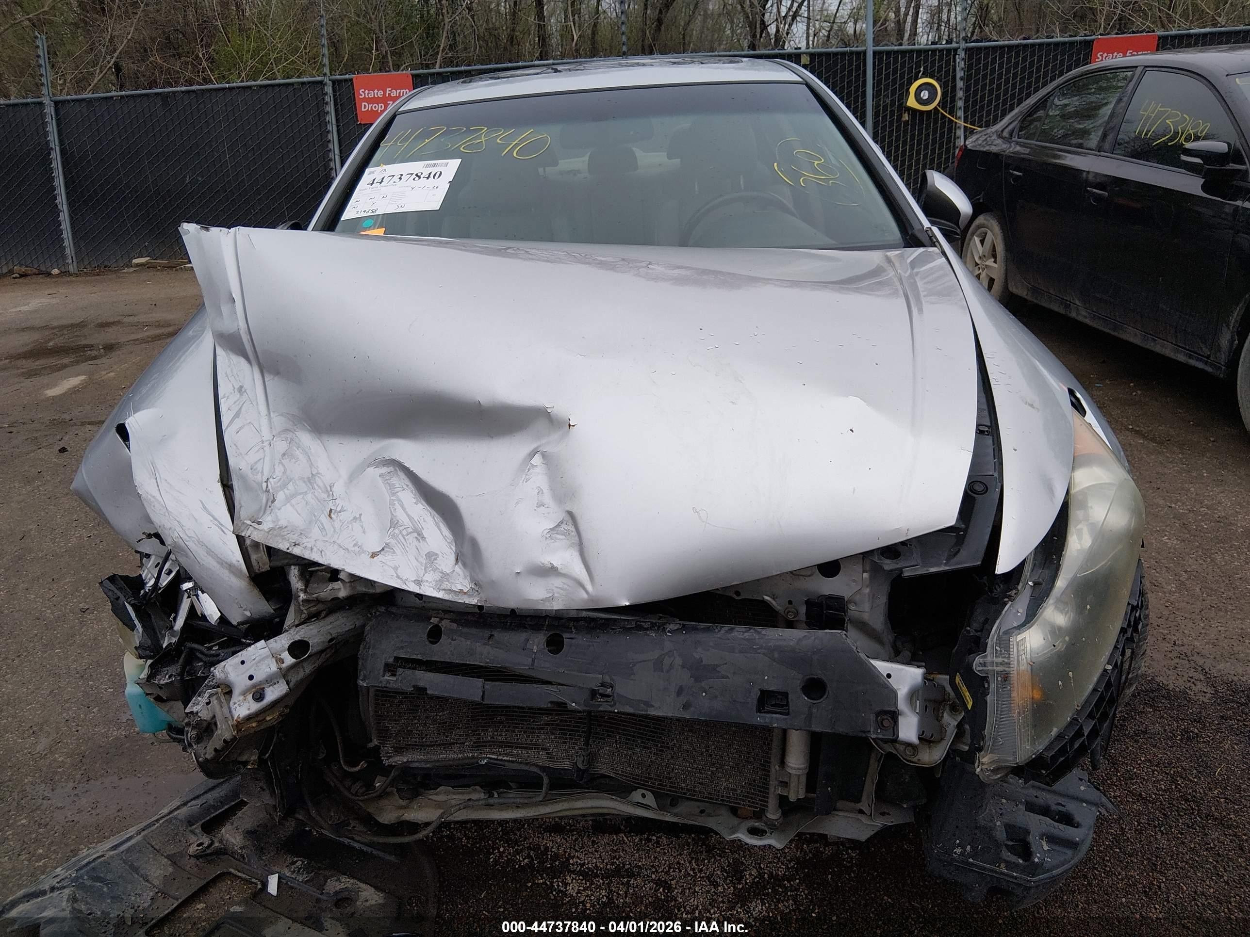 2012 Honda Accord 2.4 Ex-l Silver vin: 1HGCP2F81CA003331