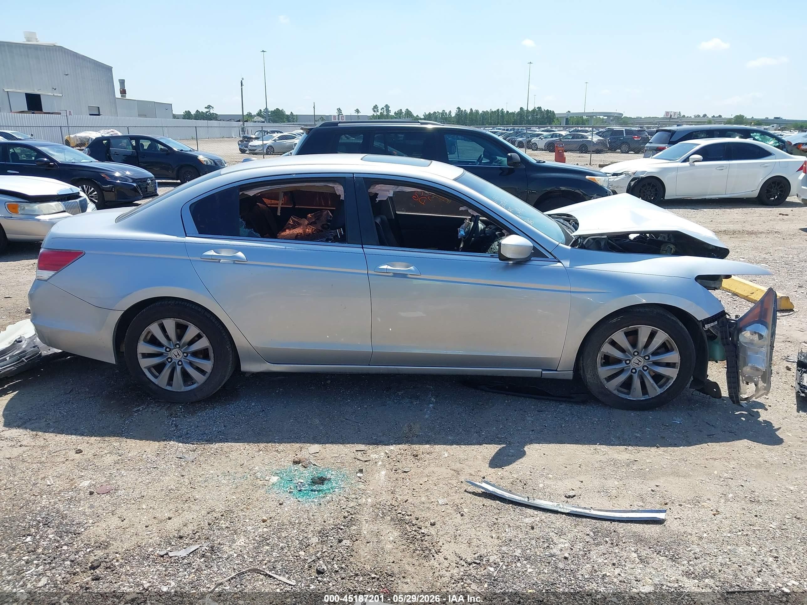 2012 Honda Accord 2.4 Ex-l Silver vin: 1HGCP2F81CA004253
