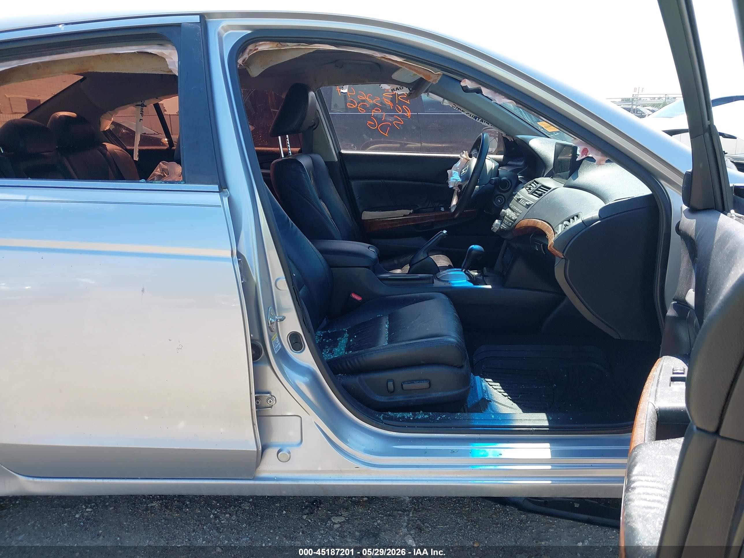 2012 Honda Accord 2.4 Ex-l Silver vin: 1HGCP2F81CA004253