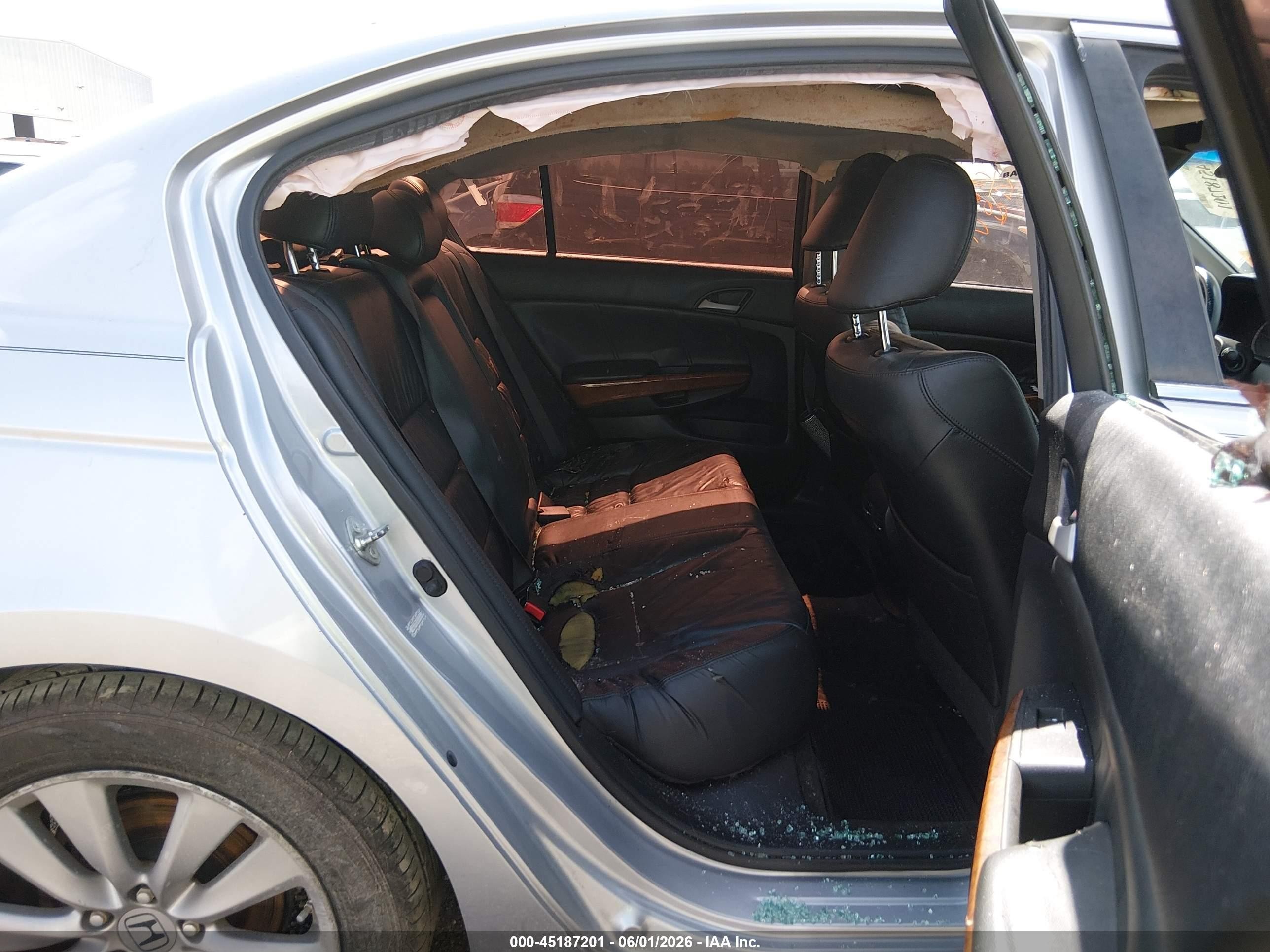 2012 Honda Accord 2.4 Ex-l Silver vin: 1HGCP2F81CA004253