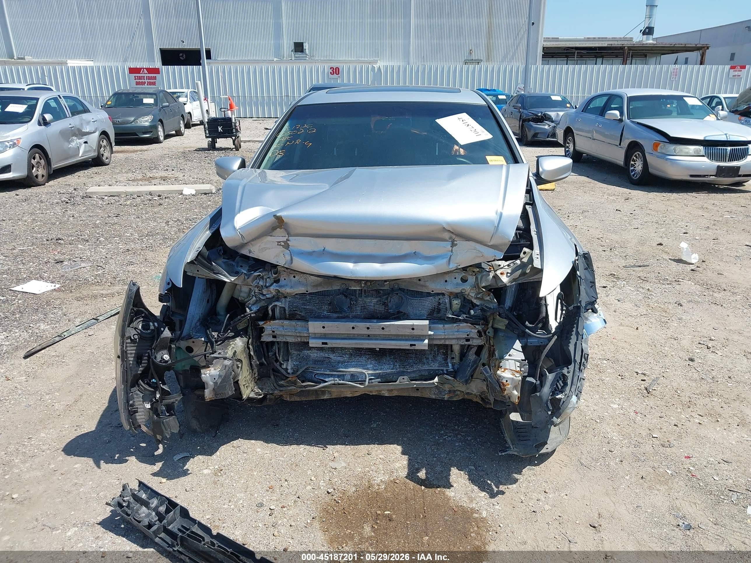 2012 Honda Accord 2.4 Ex-l Silver vin: 1HGCP2F81CA004253