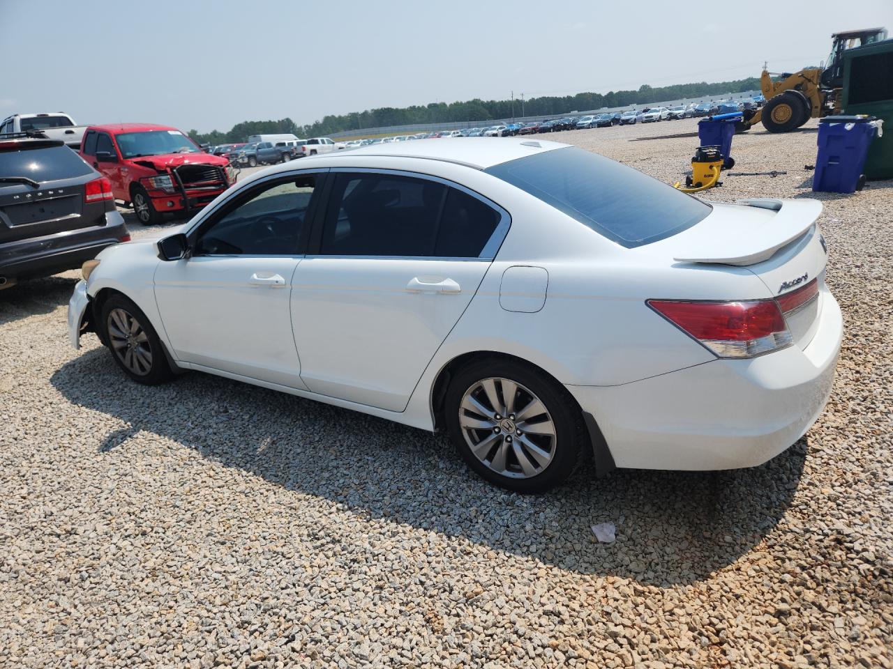 2012 Honda Accord 4d Ex White vin: 1HGCP2F81CA045420