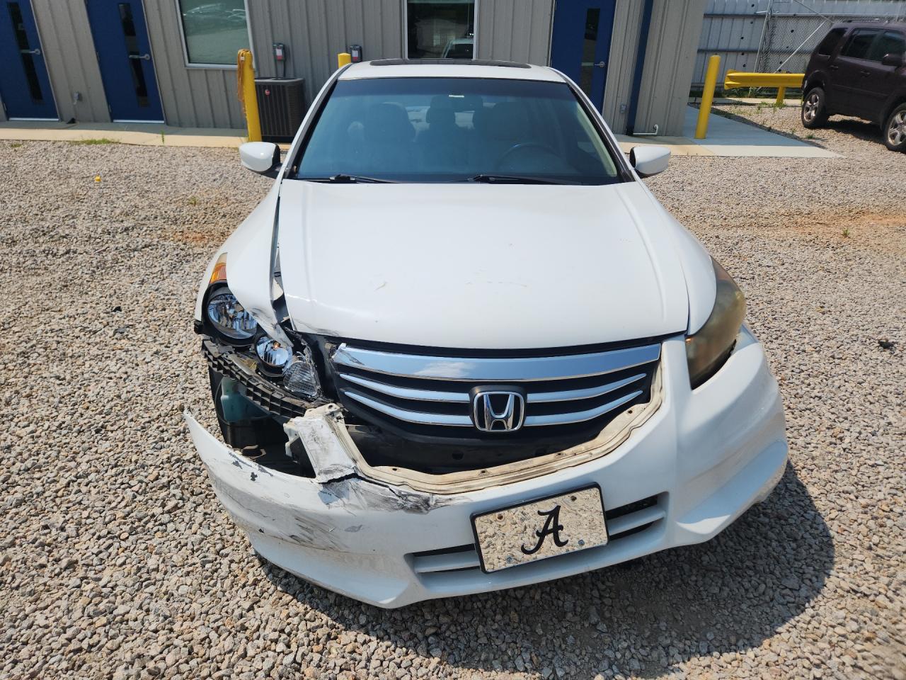 2012 Honda Accord 4d Ex White vin: 1HGCP2F81CA045420