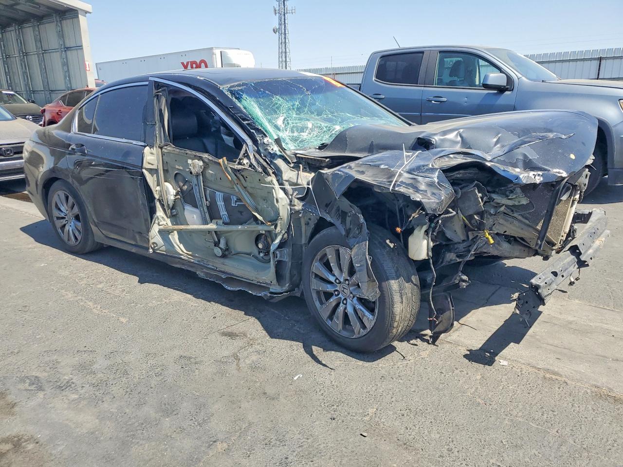 2012 Honda Accord Exl Black vin: 1HGCP2F81CA051783