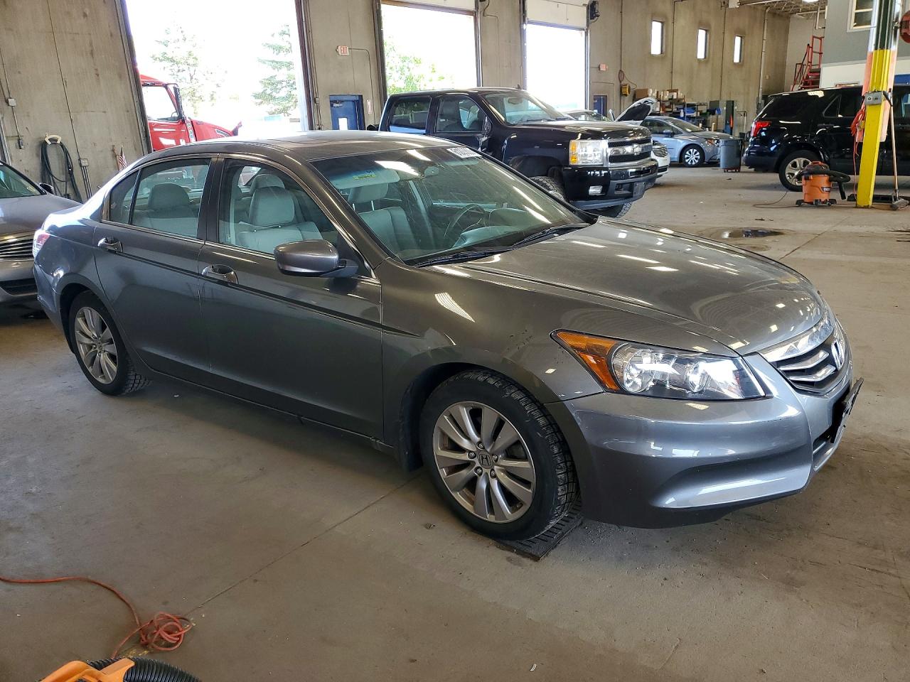2012 Honda Accord Exl Gray vin: 1HGCP2F81CA057728