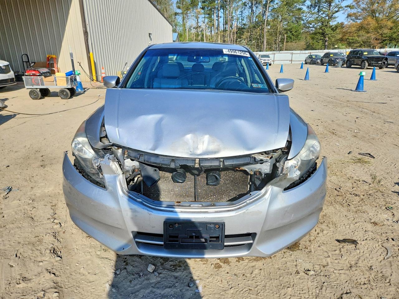 2012 Honda Accord Exl Silver vin: 1HGCP2F81CA094147