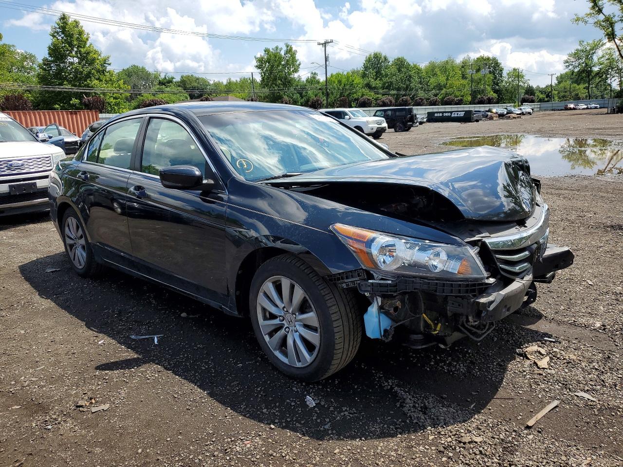 2012 Honda Accord Exl Black vin: 1HGCP2F81CA109570
