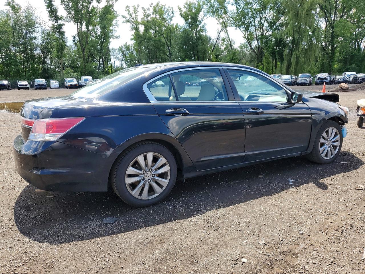 2012 Honda Accord Exl Black vin: 1HGCP2F81CA109570