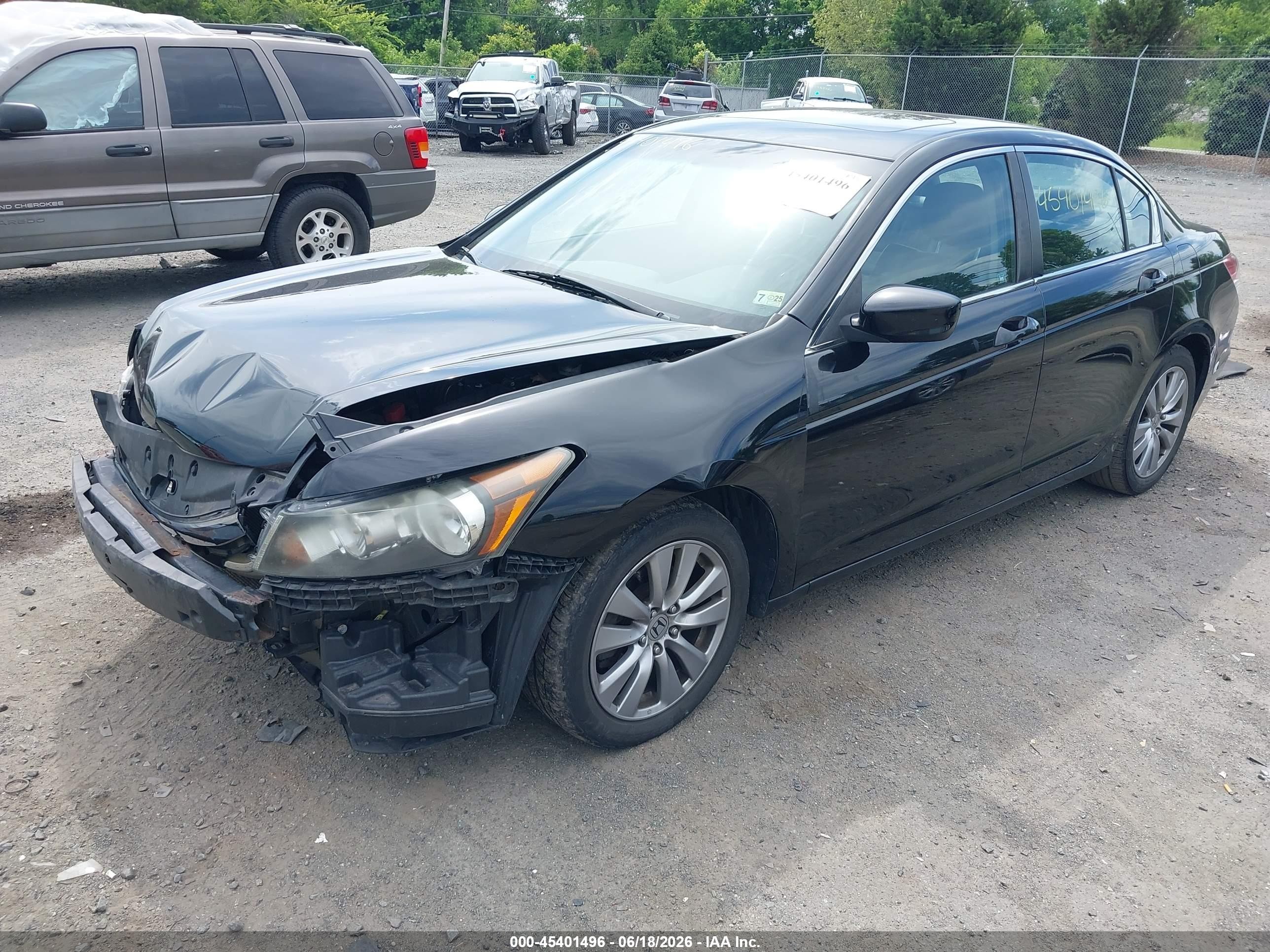 2012 Honda Accord 2.4 Ex-l Черный vin: 1HGCP2F81CA120651