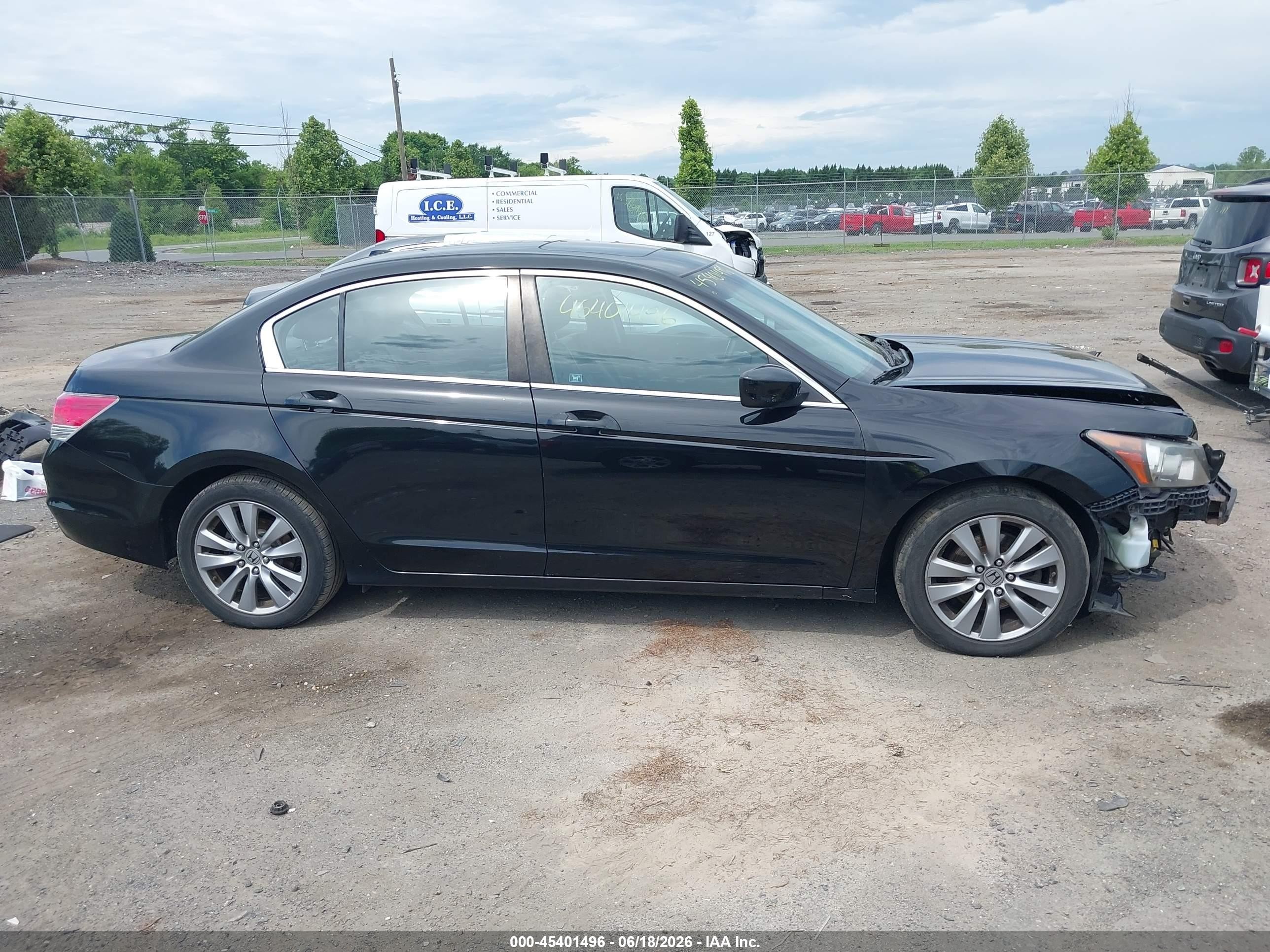 2012 Honda Accord 2.4 Ex-l Черный vin: 1HGCP2F81CA120651