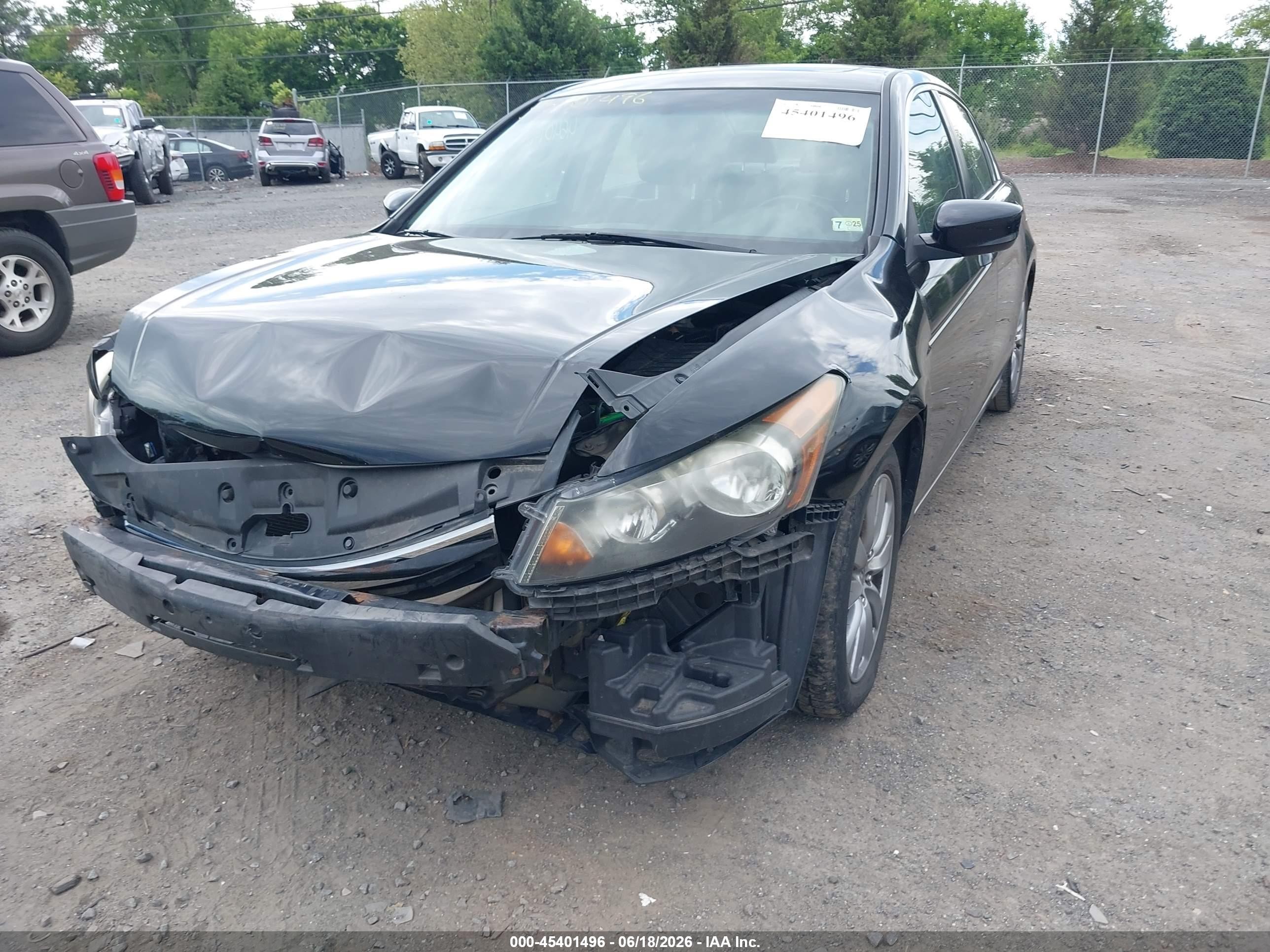 2012 Honda Accord 2.4 Ex-l Черный vin: 1HGCP2F81CA120651