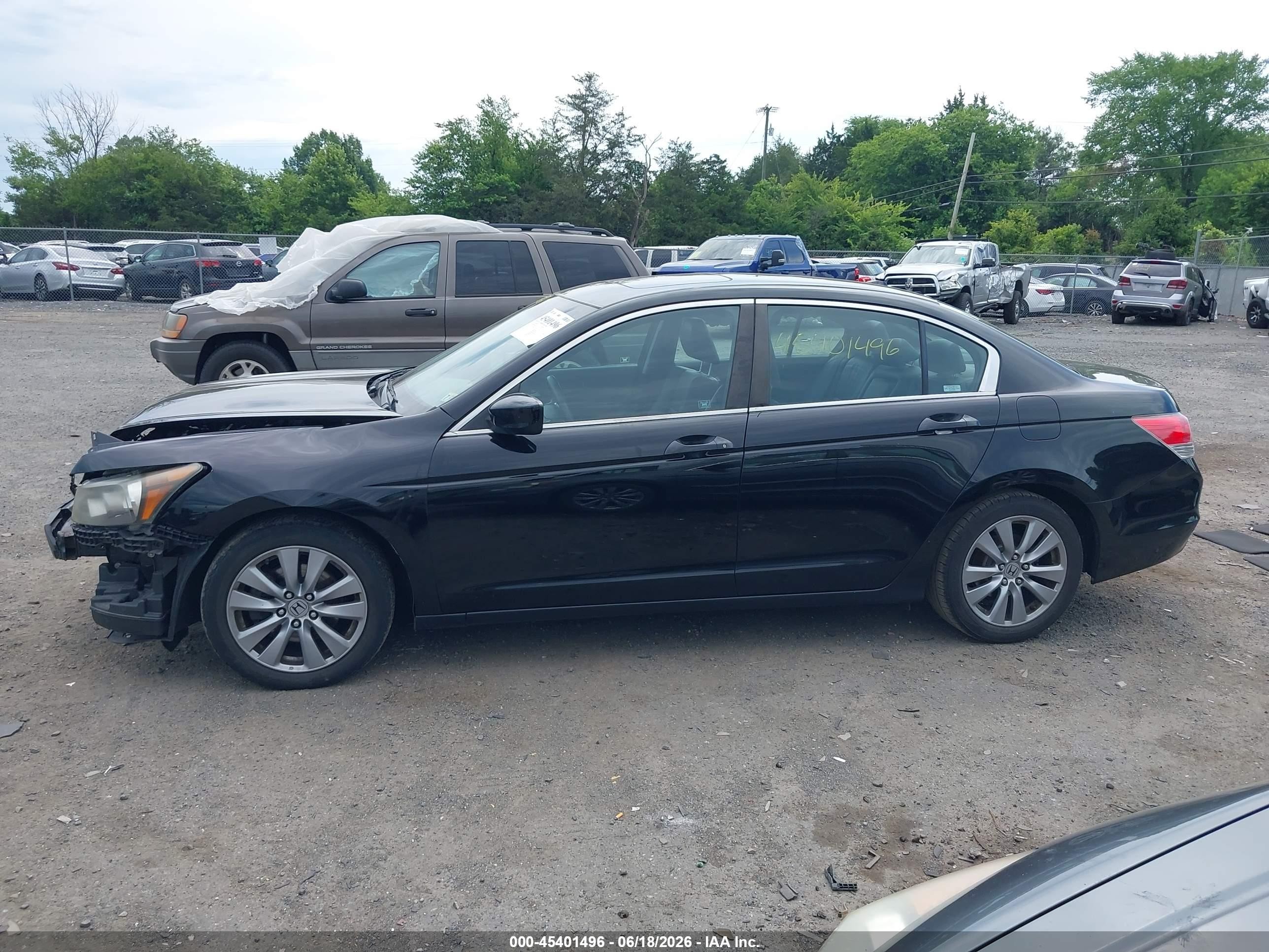 2012 Honda Accord 2.4 Ex-l Черный vin: 1HGCP2F81CA120651