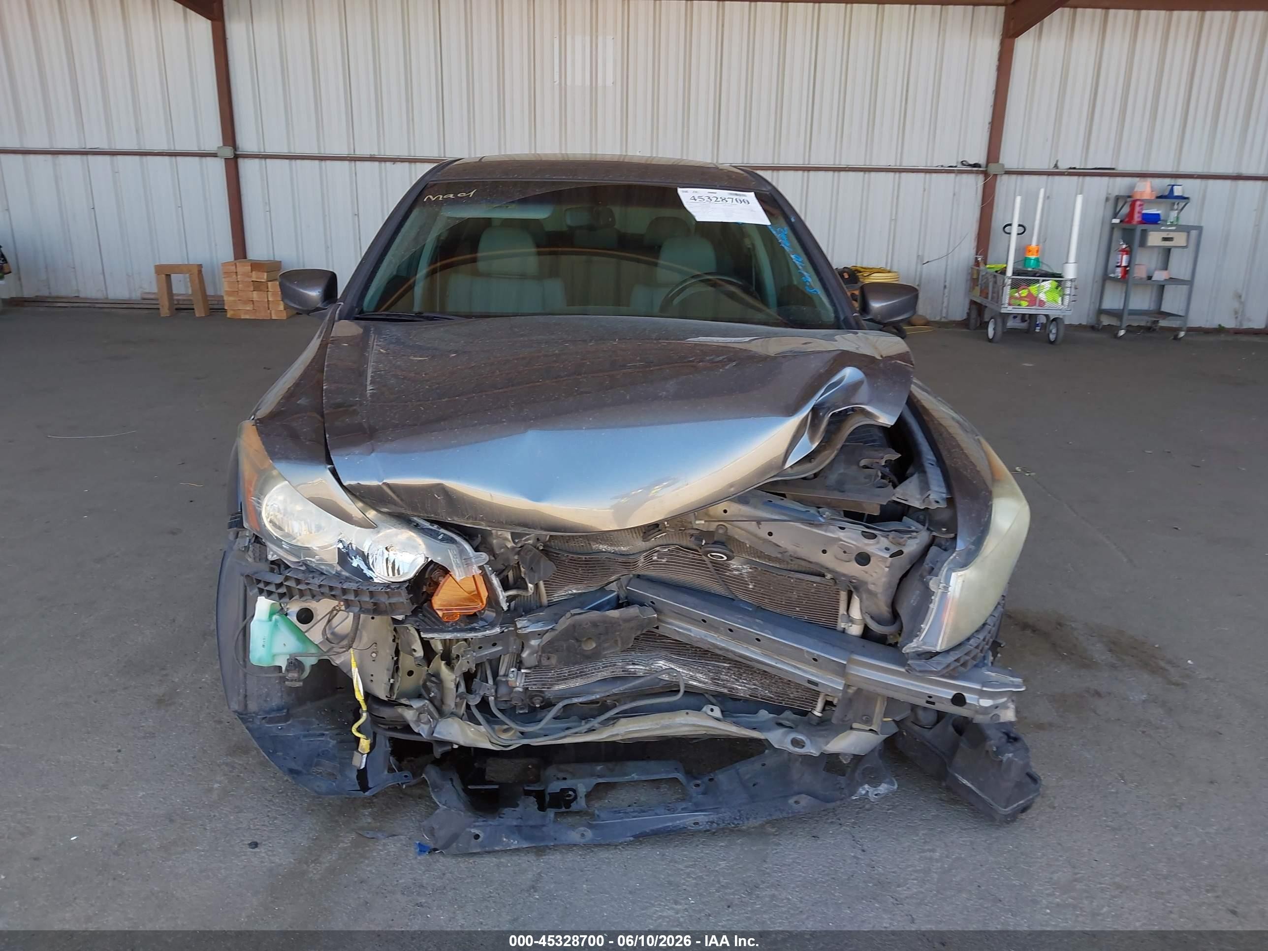 2012 Honda Accord 2.4 Ex-l Gray vin: 1HGCP2F81CA153701