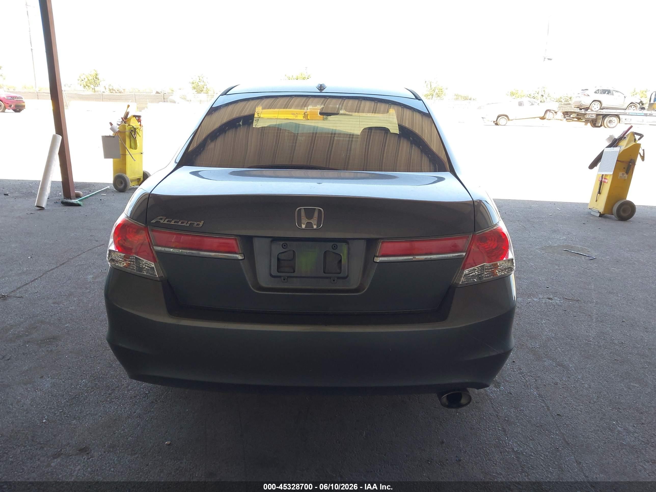 2012 Honda Accord 2.4 Ex-l Gray vin: 1HGCP2F81CA153701