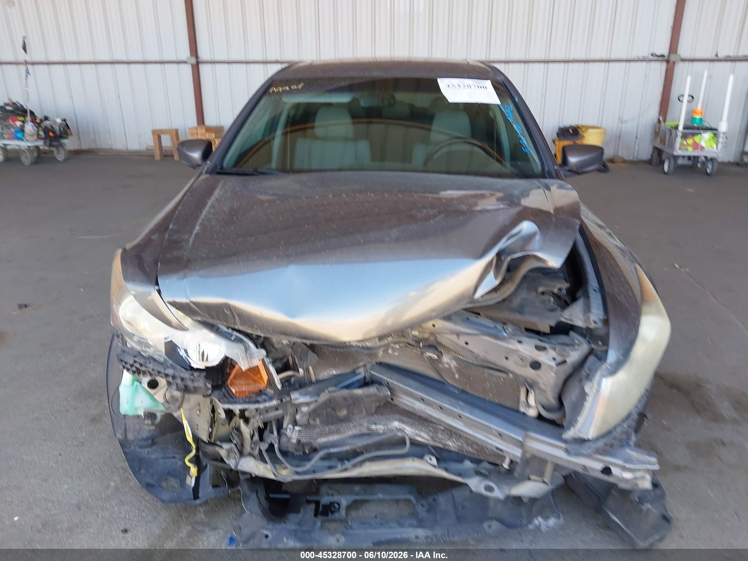 2012 Honda Accord 2.4 Ex-l Gray vin: 1HGCP2F81CA153701