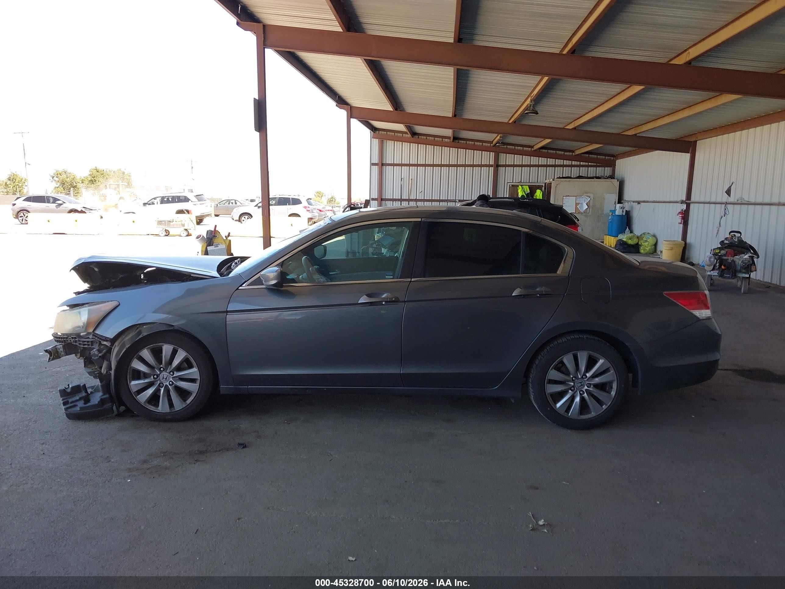 2012 Honda Accord 2.4 Ex-l Gray vin: 1HGCP2F81CA153701