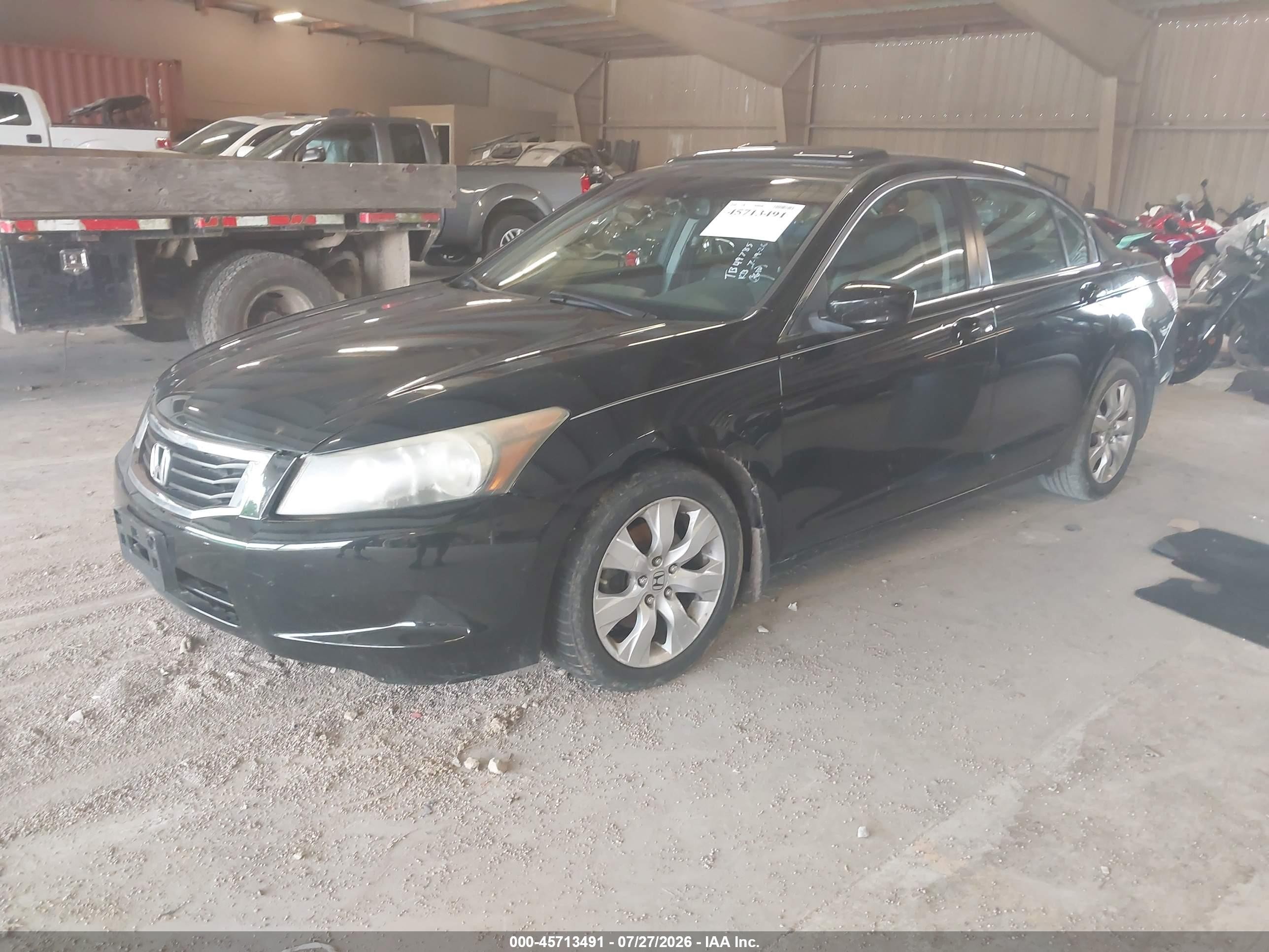 2010 Honda Accord 2.4 Ex-l Black vin: 1HGCP2F82AA051563