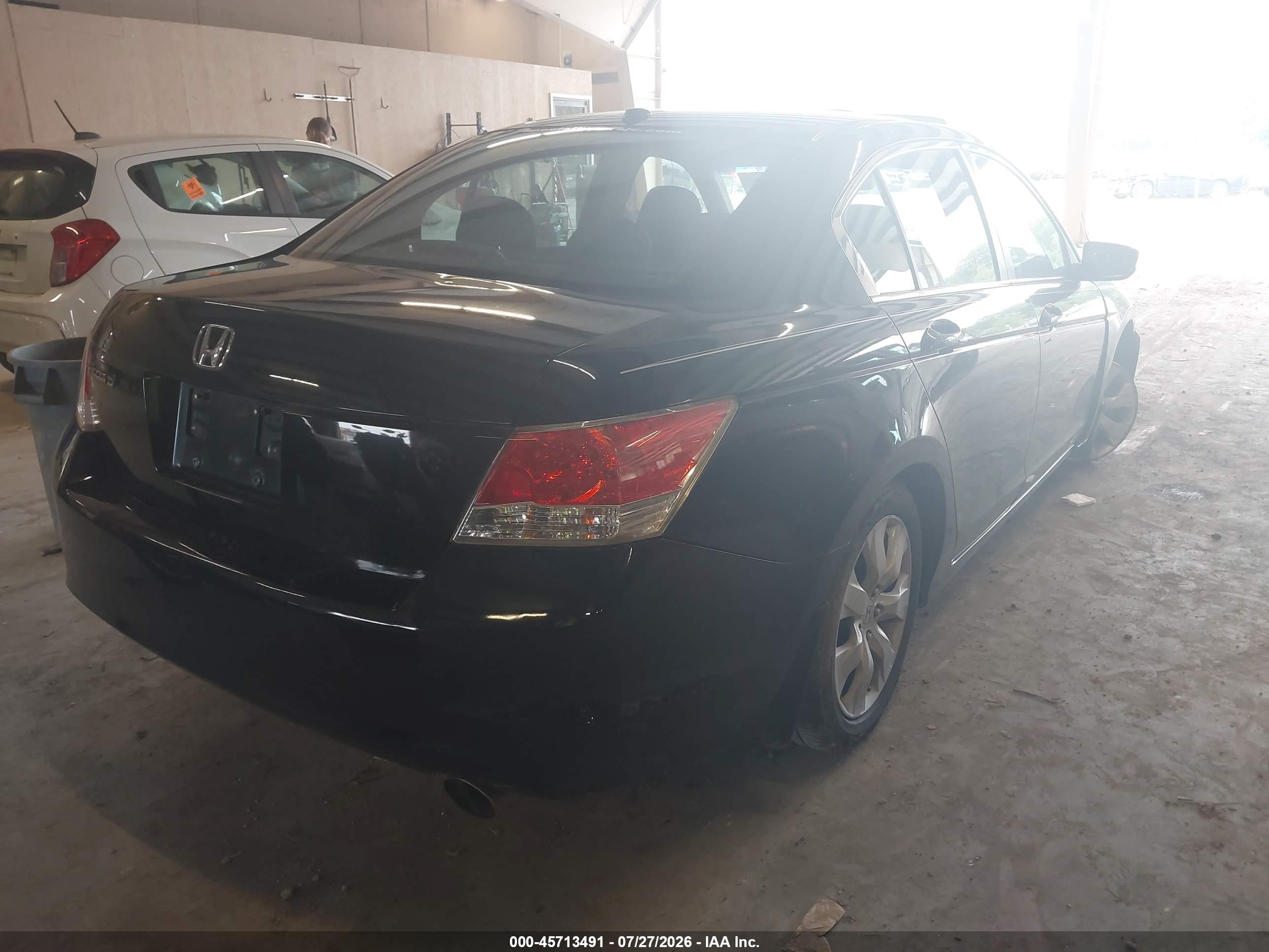 2010 Honda Accord 2.4 Ex-l Black vin: 1HGCP2F82AA051563