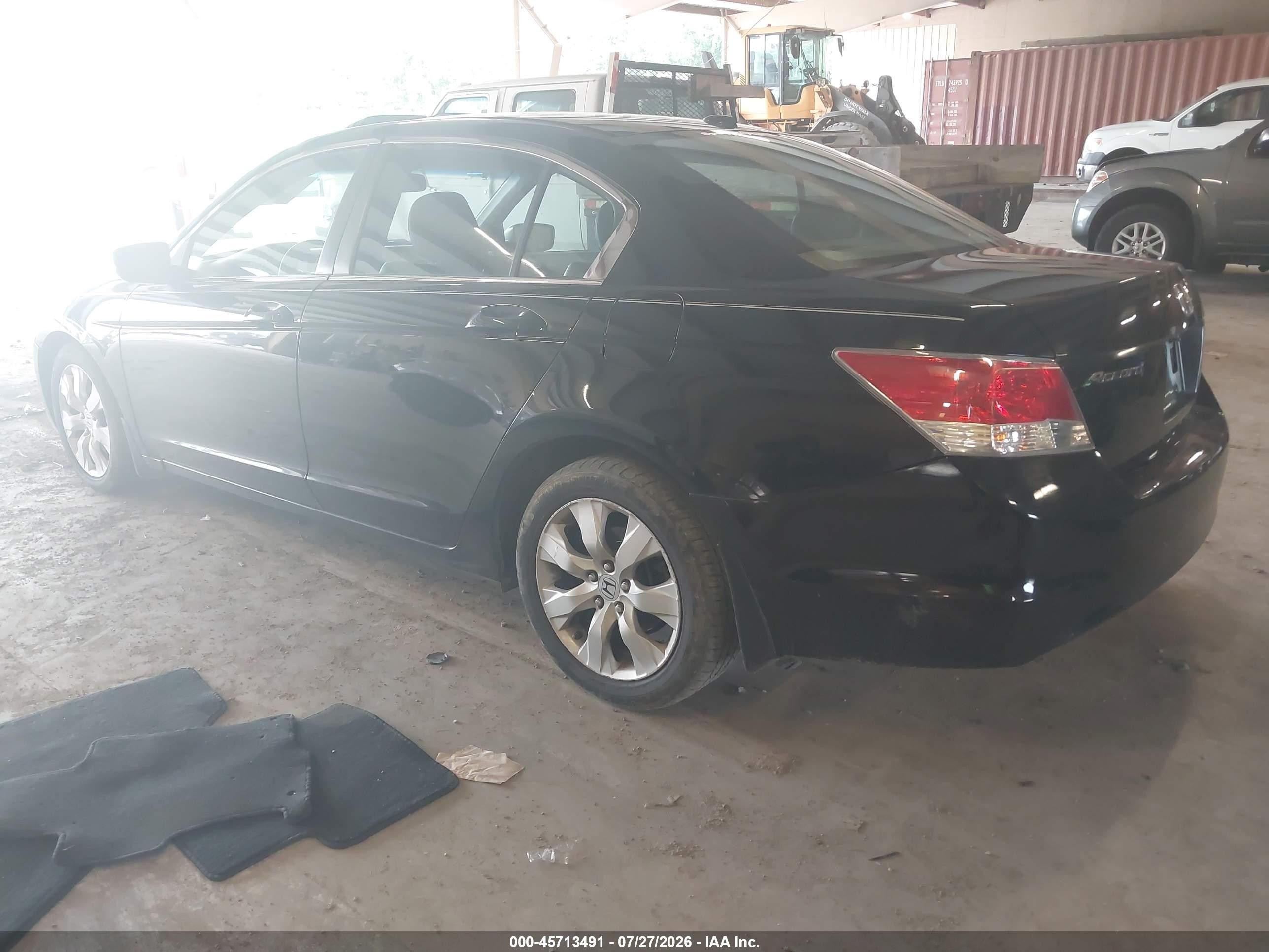 2010 Honda Accord 2.4 Ex-l Black vin: 1HGCP2F82AA051563