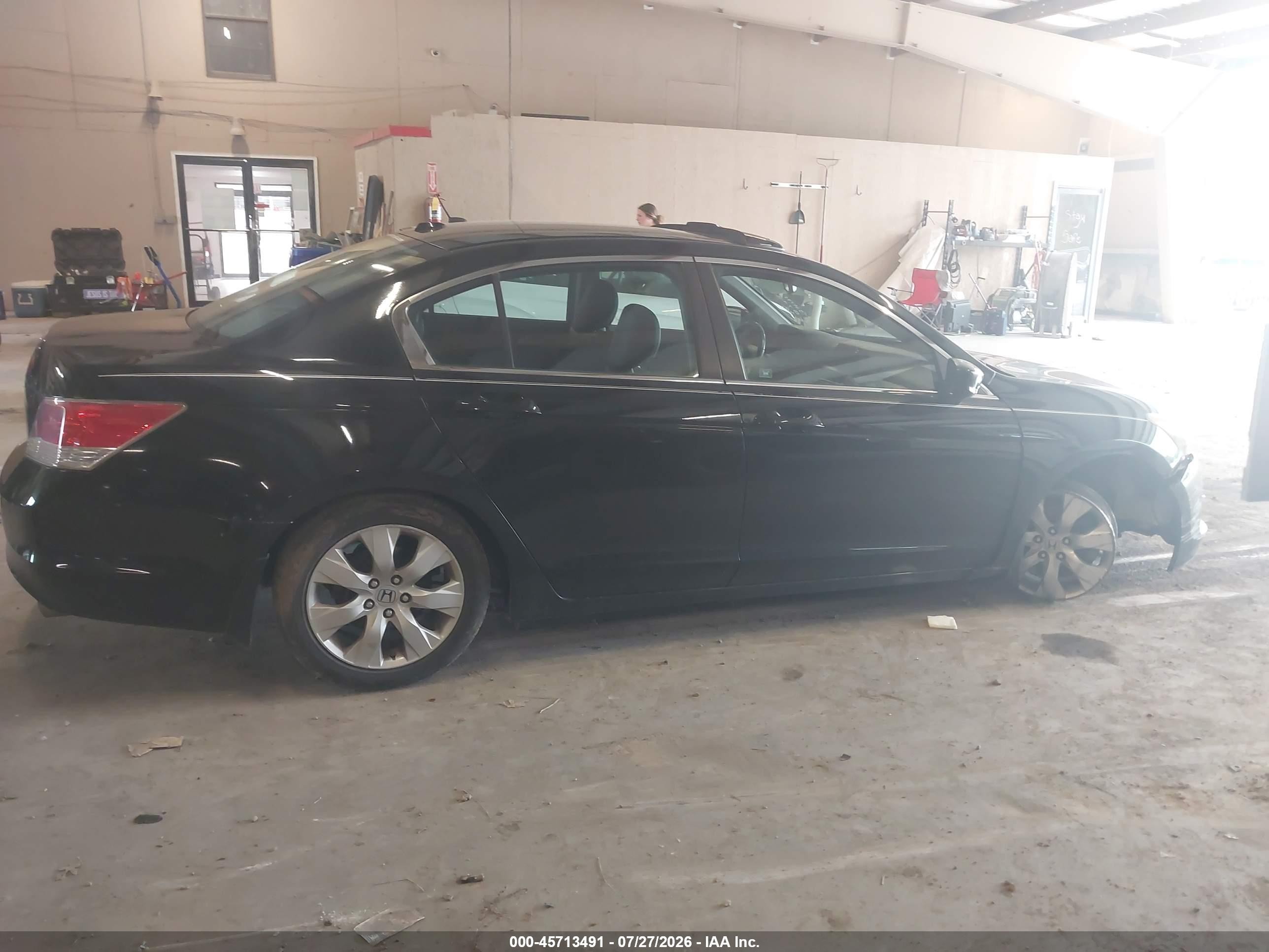 2010 Honda Accord 2.4 Ex-l Black vin: 1HGCP2F82AA051563