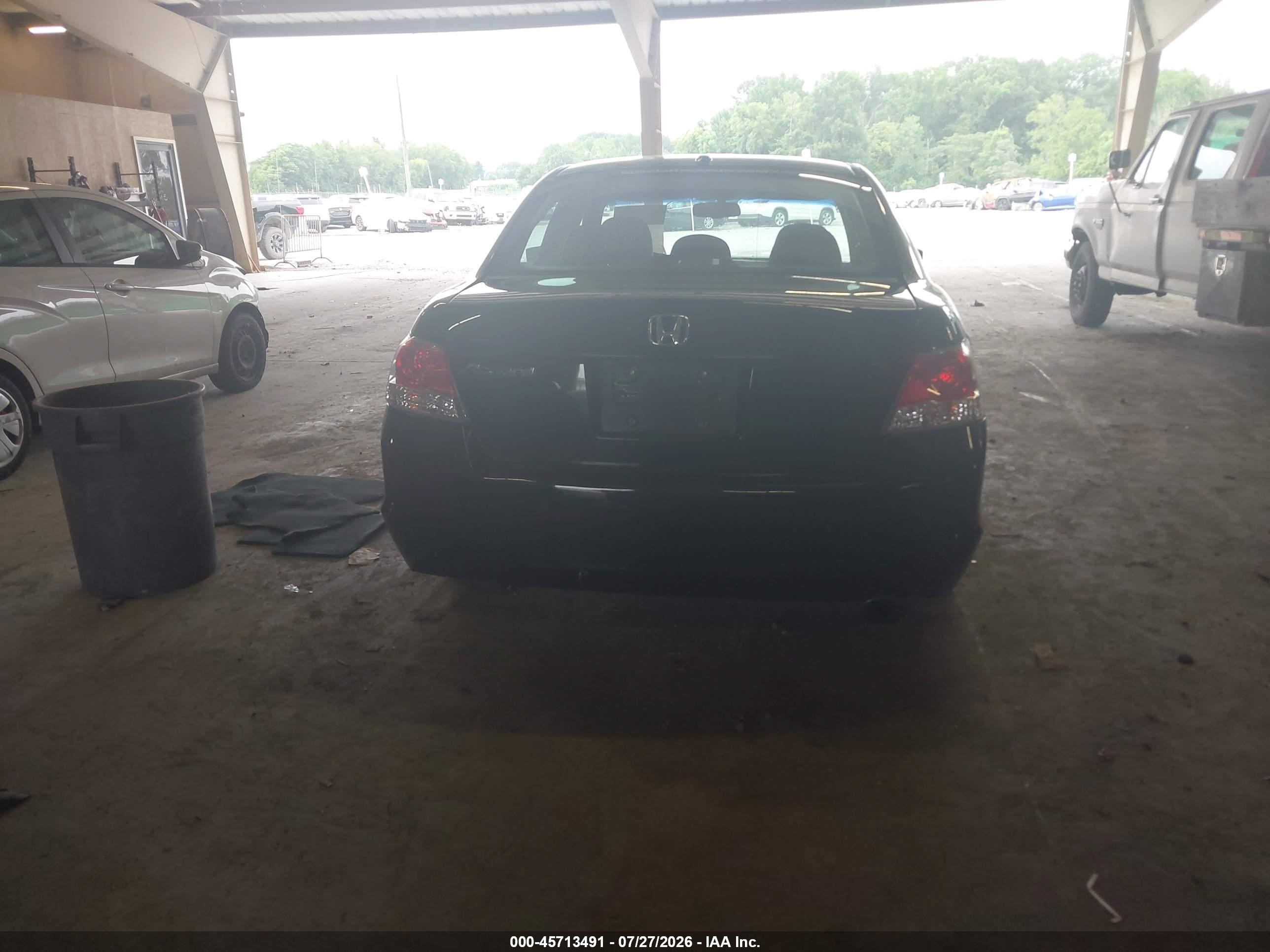 2010 Honda Accord 2.4 Ex-l Black vin: 1HGCP2F82AA051563