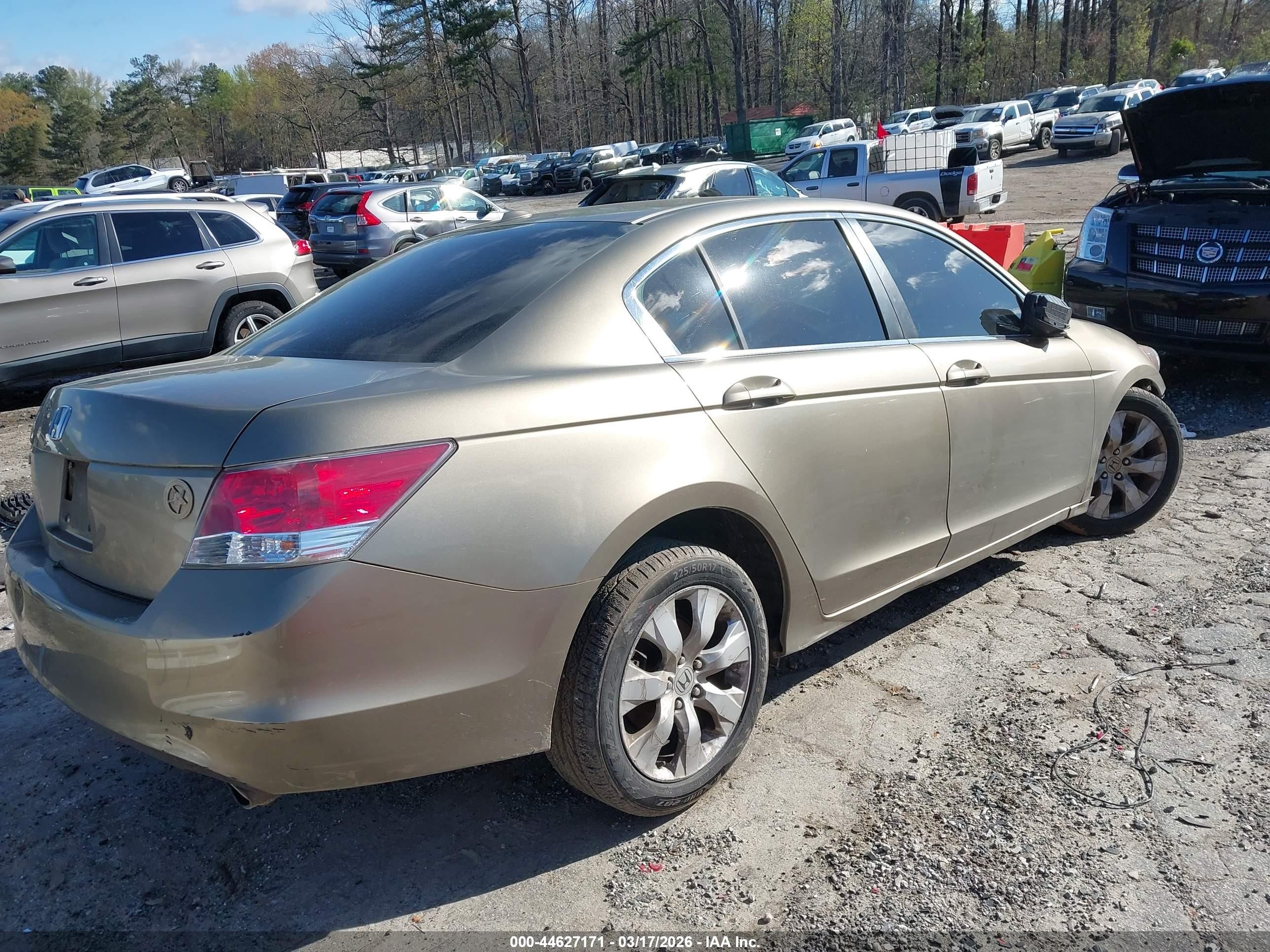 2010 Honda Accord 2.4 Ex-l Champagne vin: 1HGCP2F82AA077791