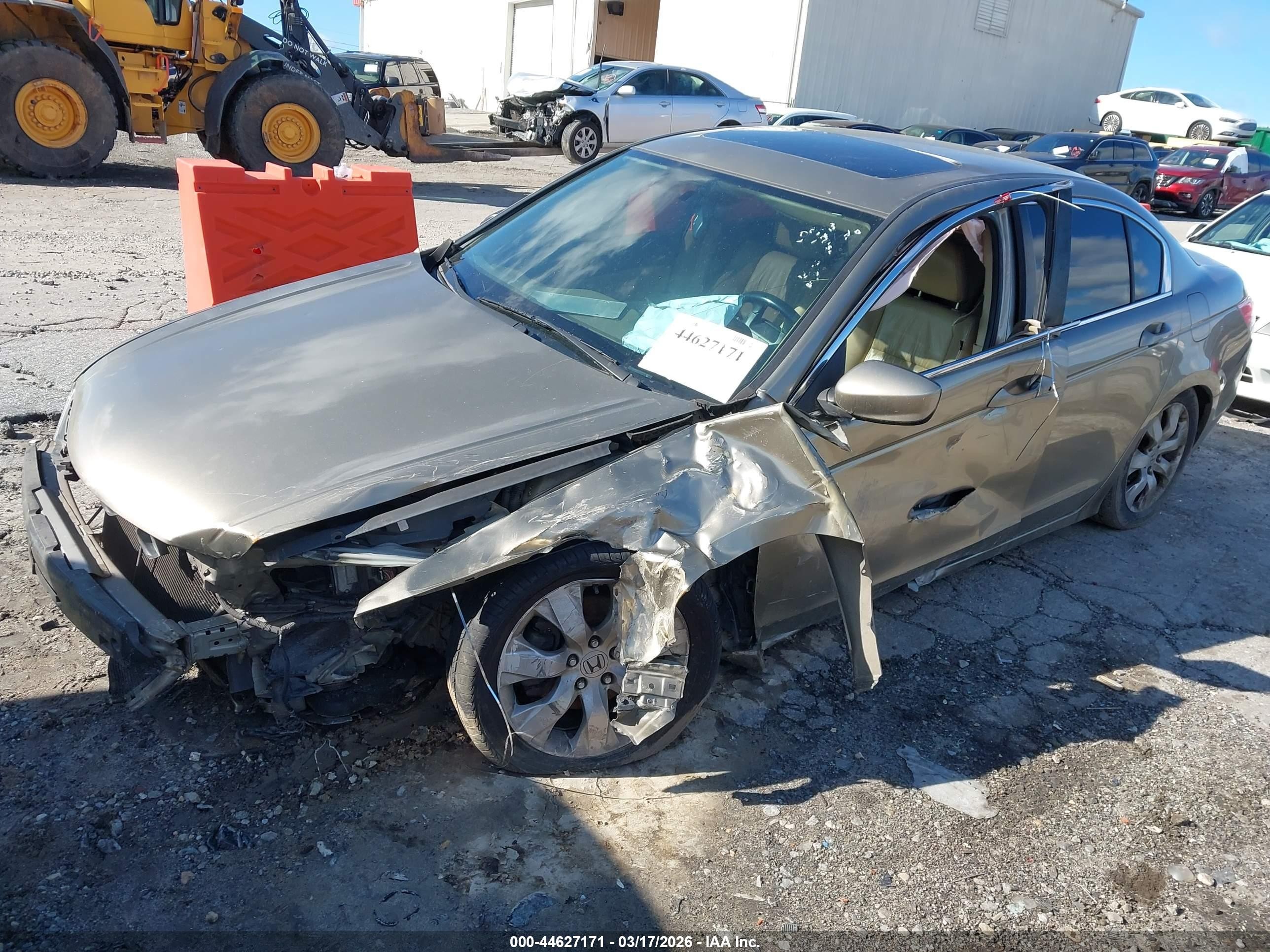 2010 Honda Accord 2.4 Ex-l Champagne vin: 1HGCP2F82AA077791