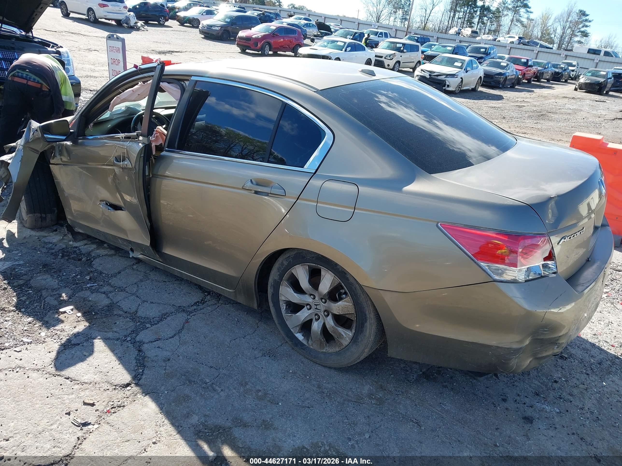 2010 Honda Accord 2.4 Ex-l Champagne vin: 1HGCP2F82AA077791