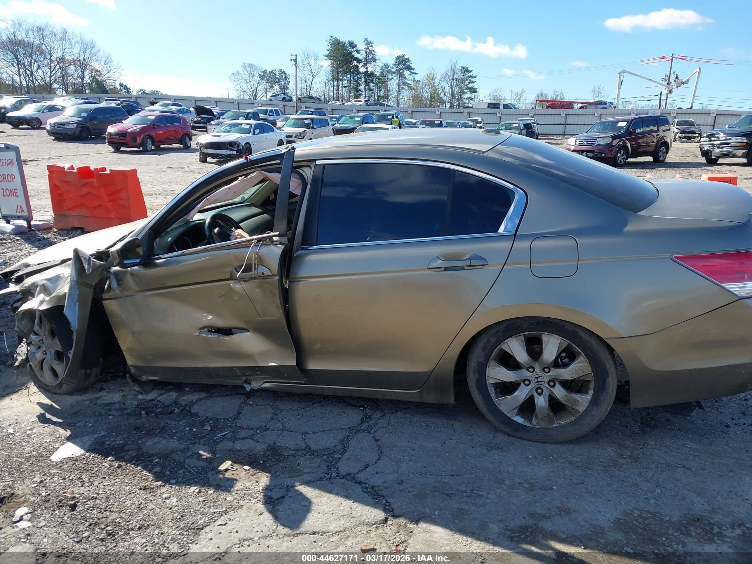 2010 Honda Accord 2.4 Ex-l Champagne vin: 1HGCP2F82AA077791