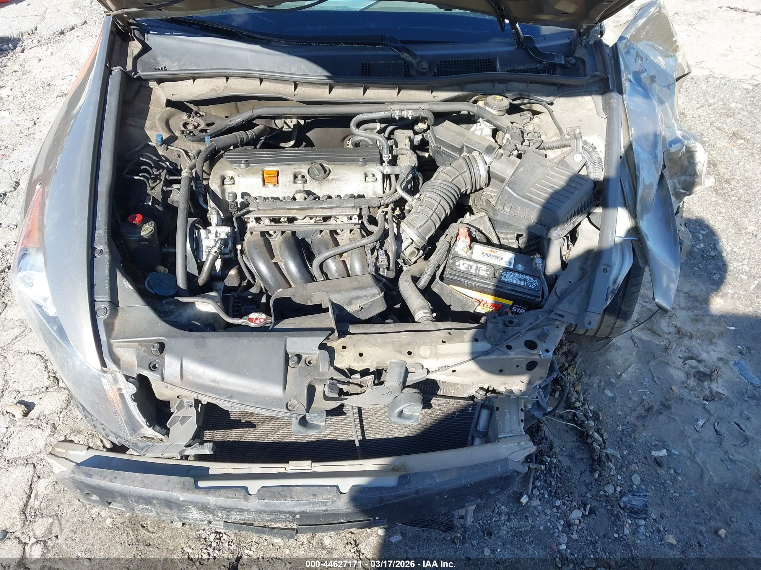 2010 Honda Accord 2.4 Ex-l Champagne vin: 1HGCP2F82AA077791