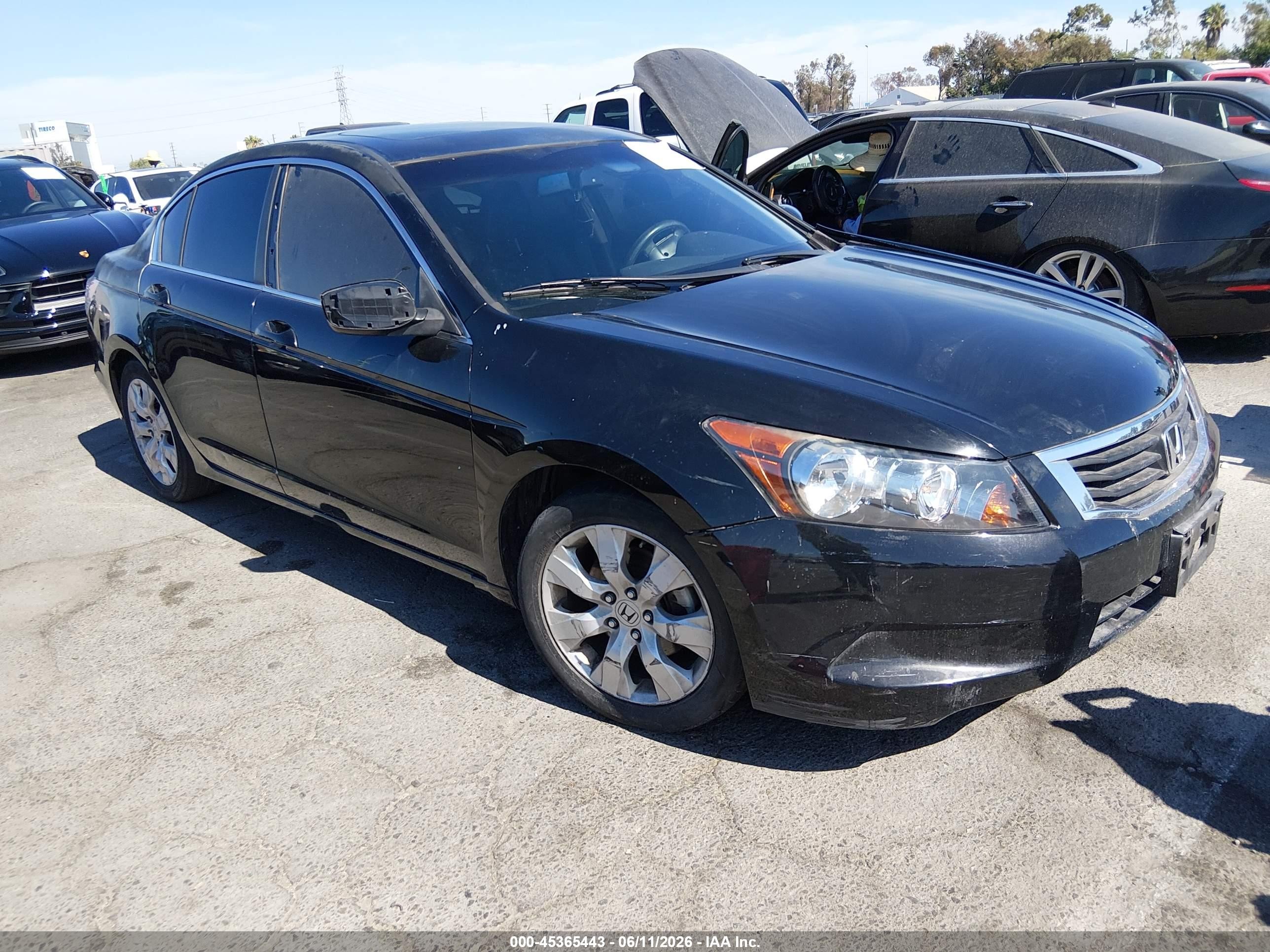 2010 Honda Accord 2.4 Ex-l Black vin: 1HGCP2F82AA118341