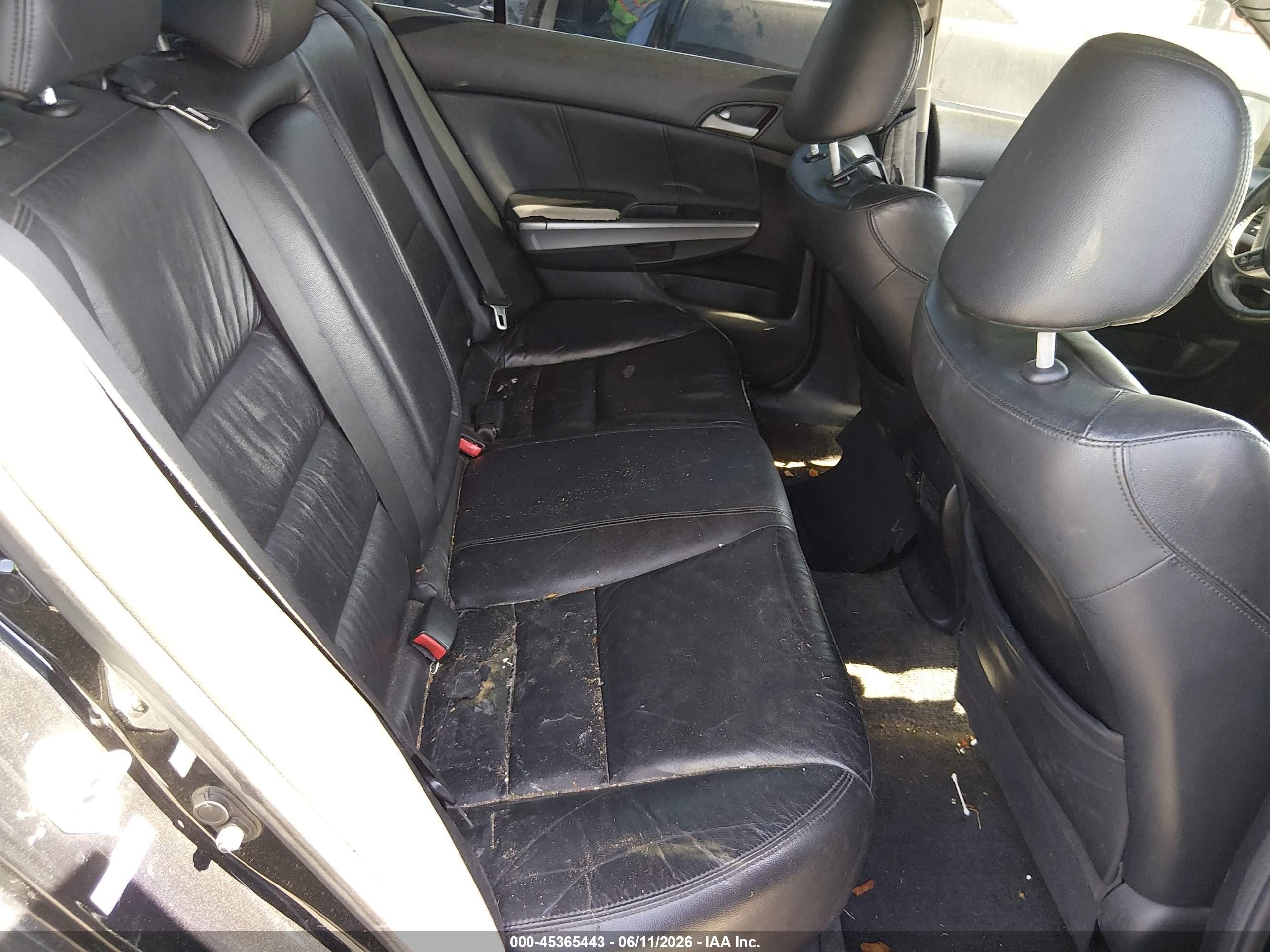 2010 Honda Accord 2.4 Ex-l Black vin: 1HGCP2F82AA118341