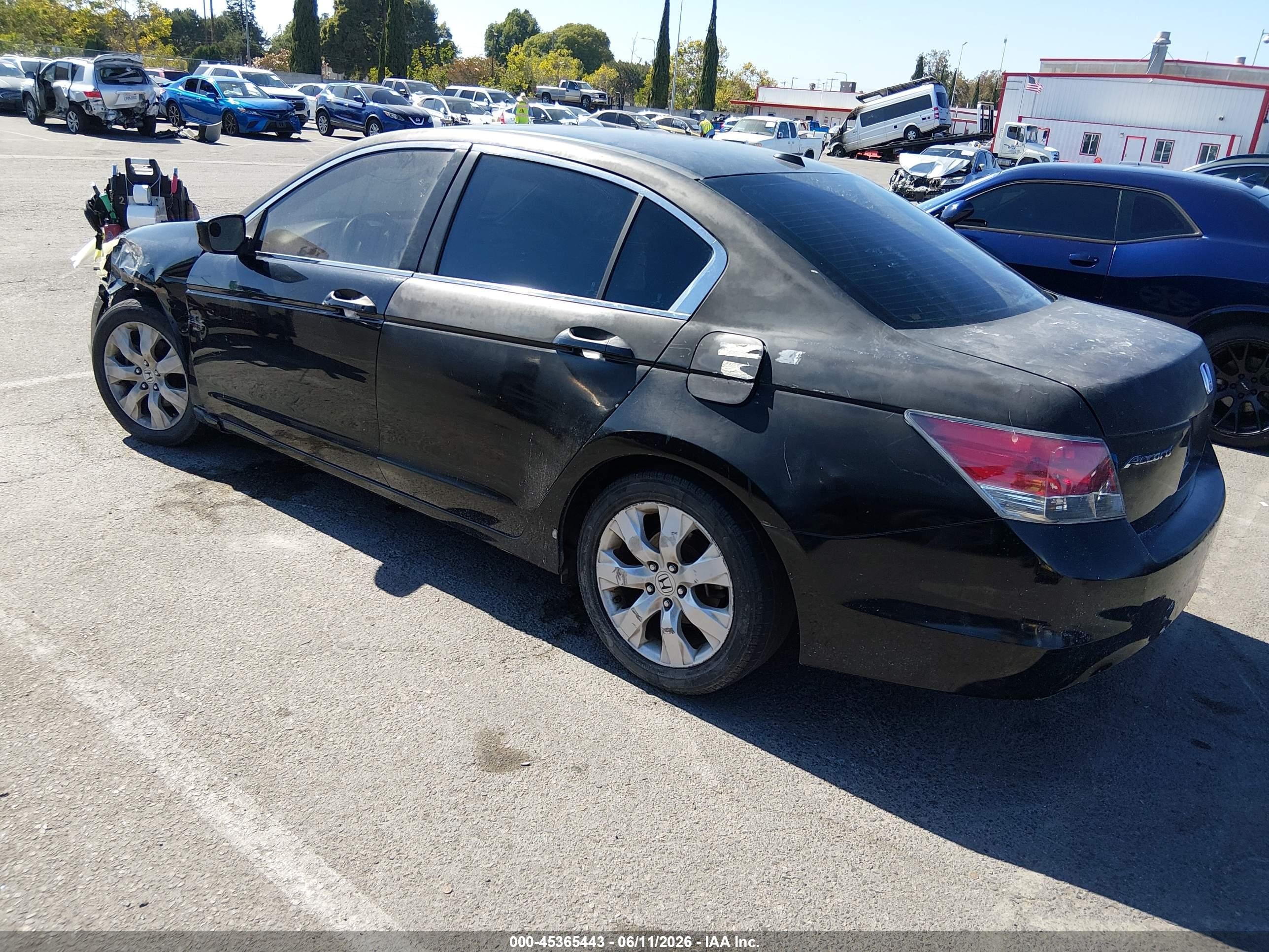 2010 Honda Accord 2.4 Ex-l Black vin: 1HGCP2F82AA118341