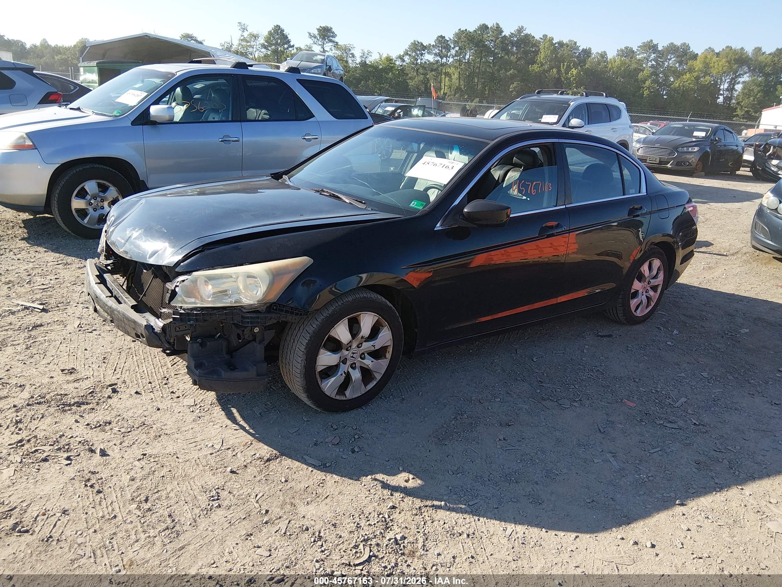 2010 Honda Accord 2.4 Ex-l Black vin: 1HGCP2F82AA118372