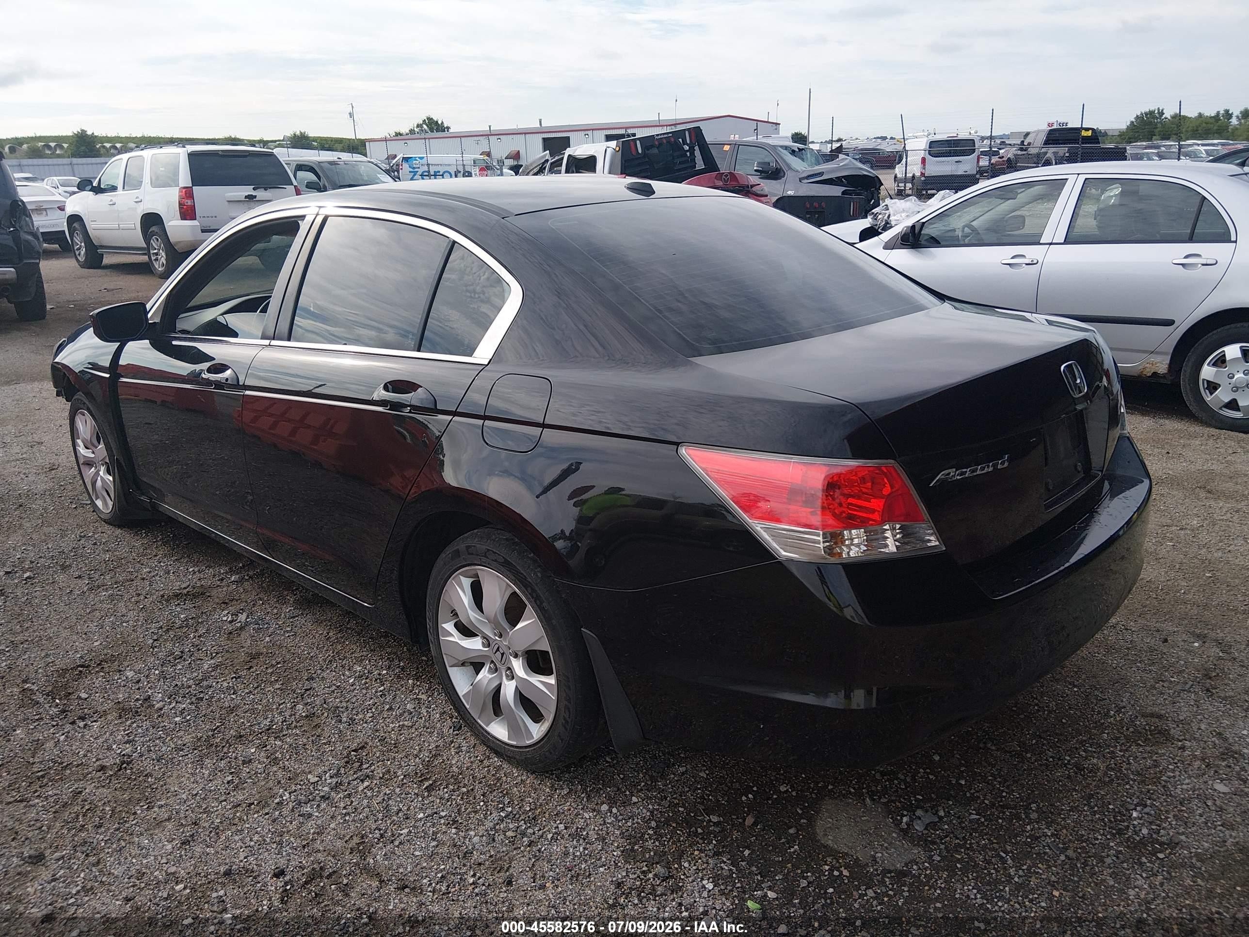 2010 Honda Accord 2.4 Ex-l Black vin: 1HGCP2F82AA119151