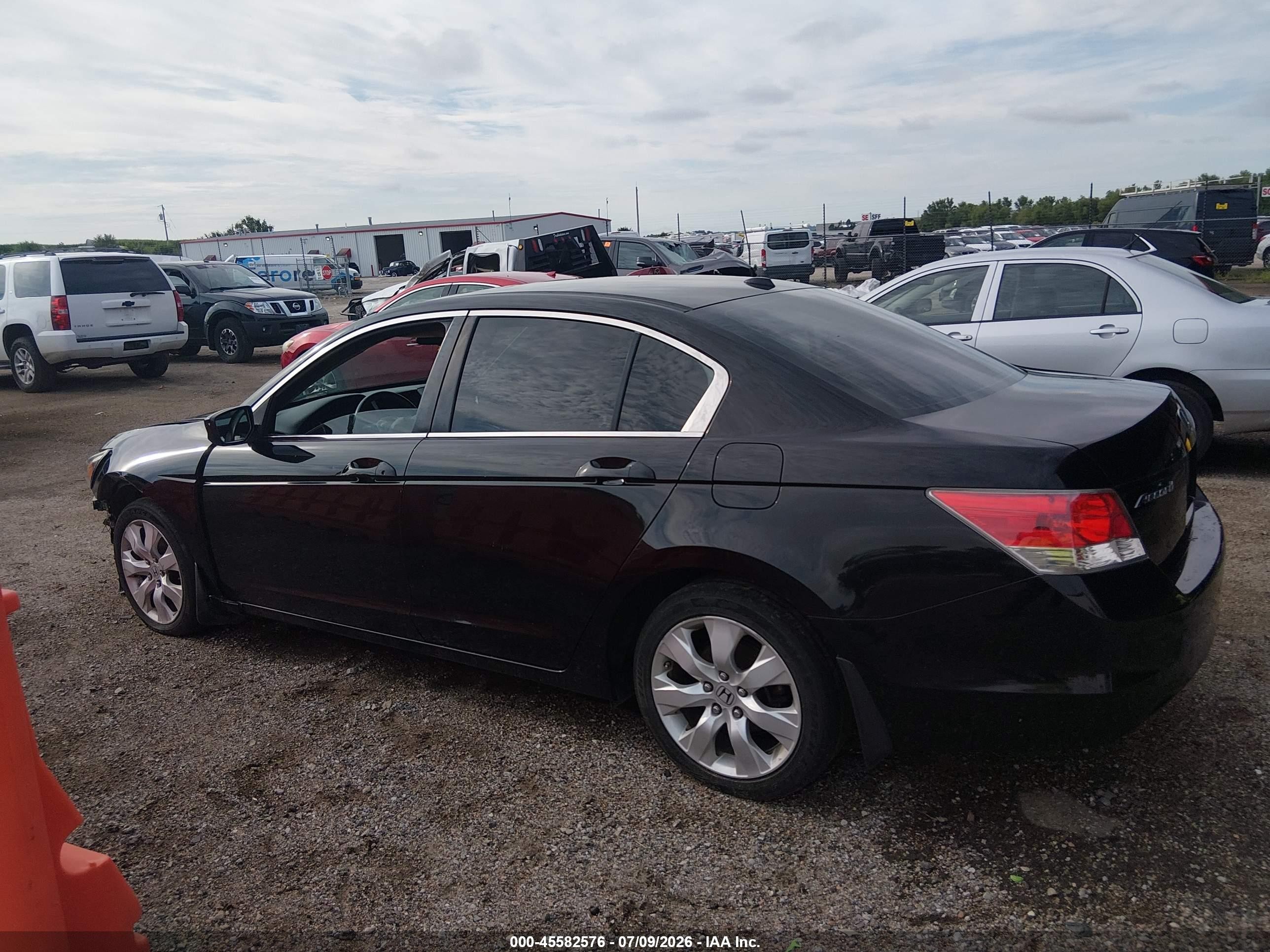 2010 Honda Accord 2.4 Ex-l Black vin: 1HGCP2F82AA119151