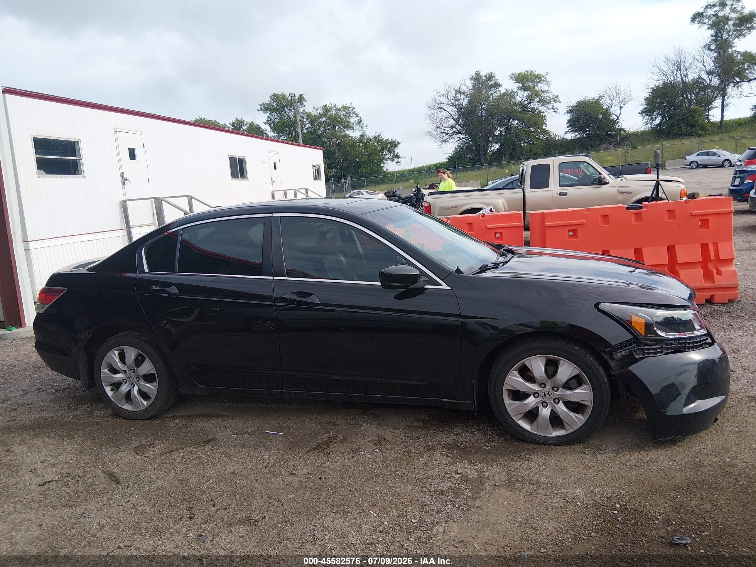 2010 Honda Accord 2.4 Ex-l Black vin: 1HGCP2F82AA119151