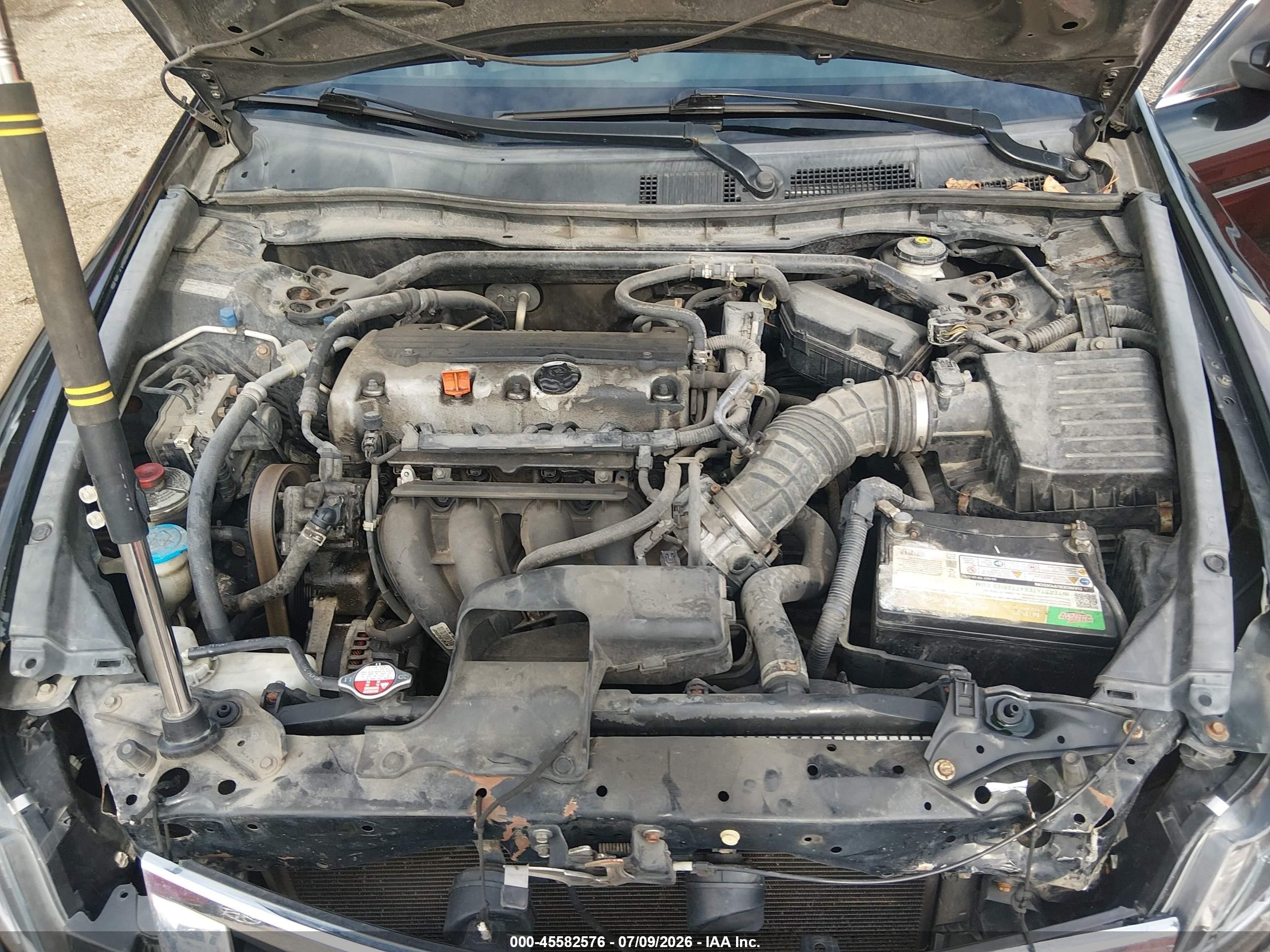 2010 Honda Accord 2.4 Ex-l Black vin: 1HGCP2F82AA119151