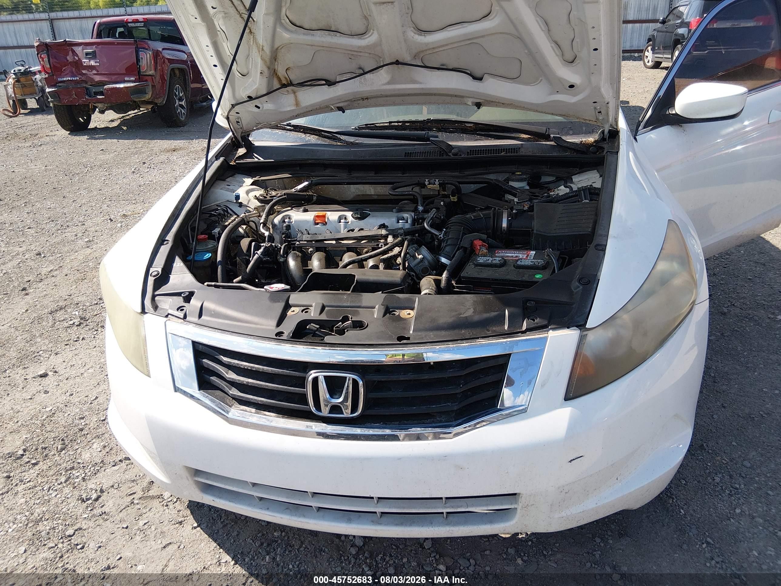 2010 Honda Accord 2.4 Ex-l Белый vin: 1HGCP2F82AA137116