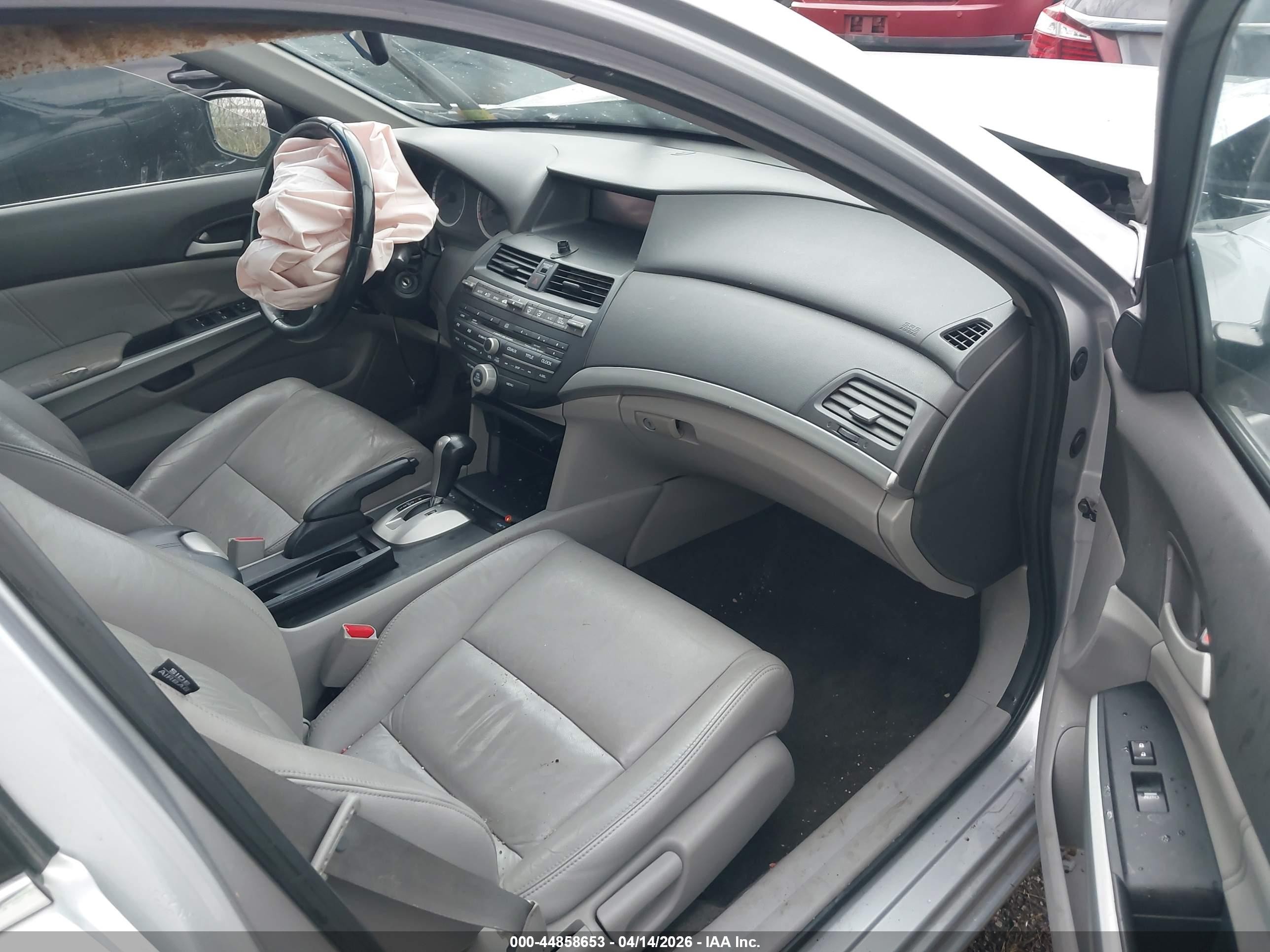 2010 Honda Accord 2.4 Ex-l Silver vin: 1HGCP2F82AA173761