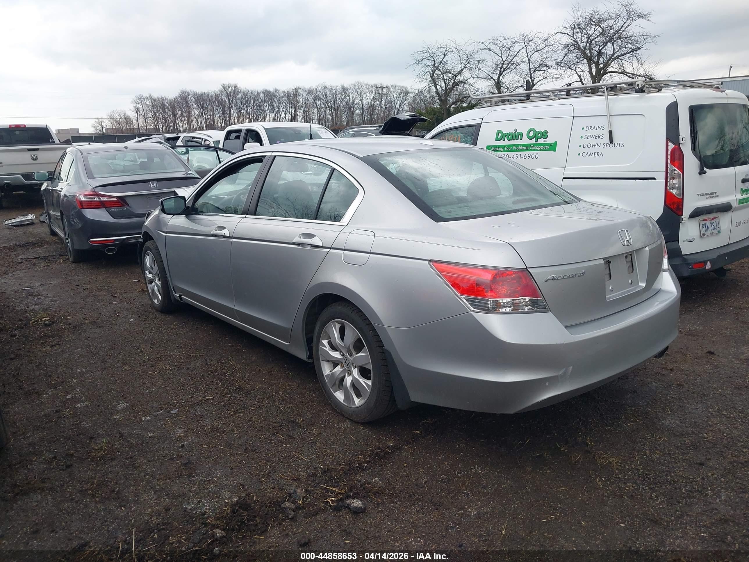 2010 Honda Accord 2.4 Ex-l Silver vin: 1HGCP2F82AA173761