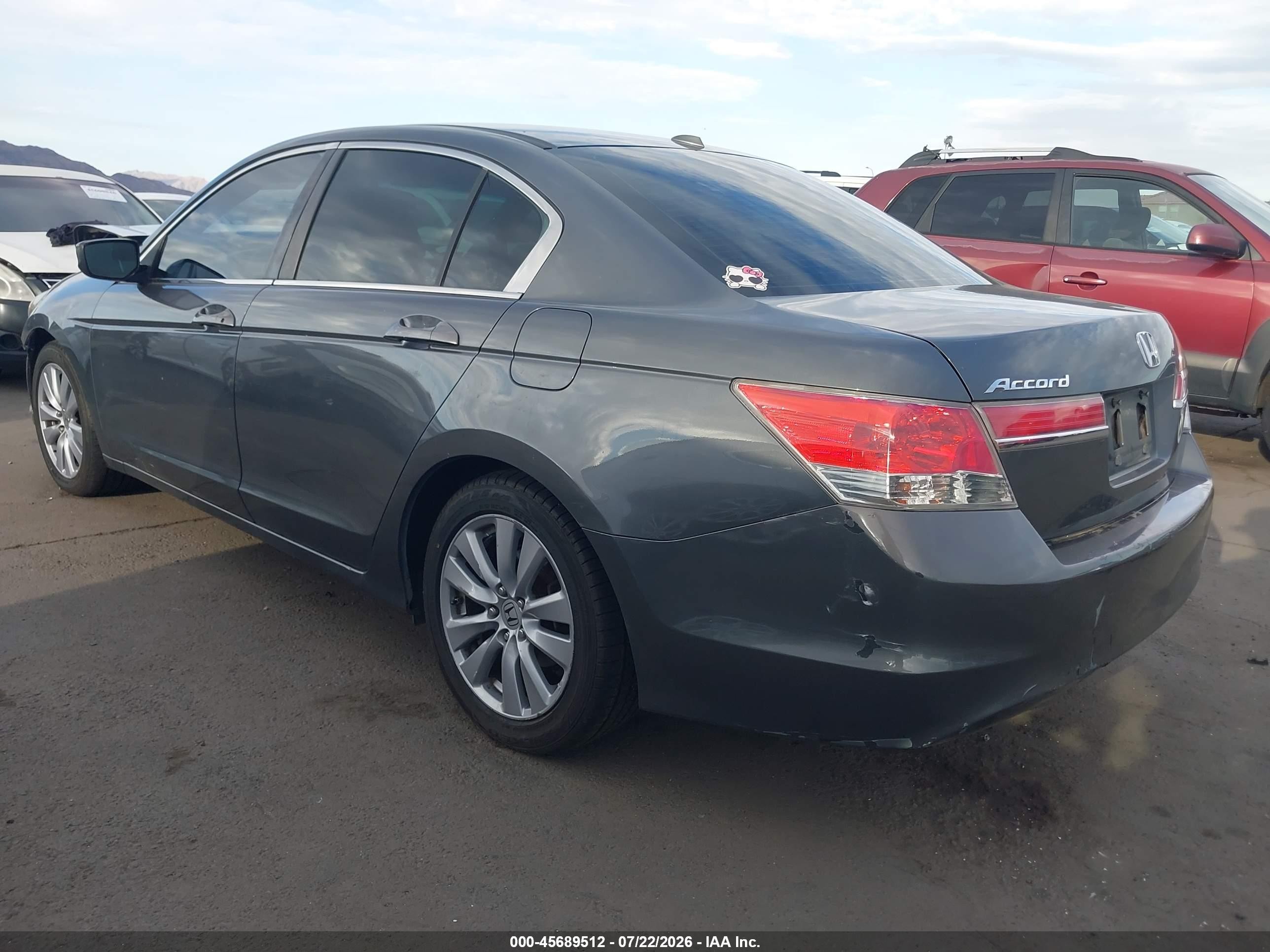 2011 Honda Accord 2.4 Ex-l Gray vin: 1HGCP2F82BA000145