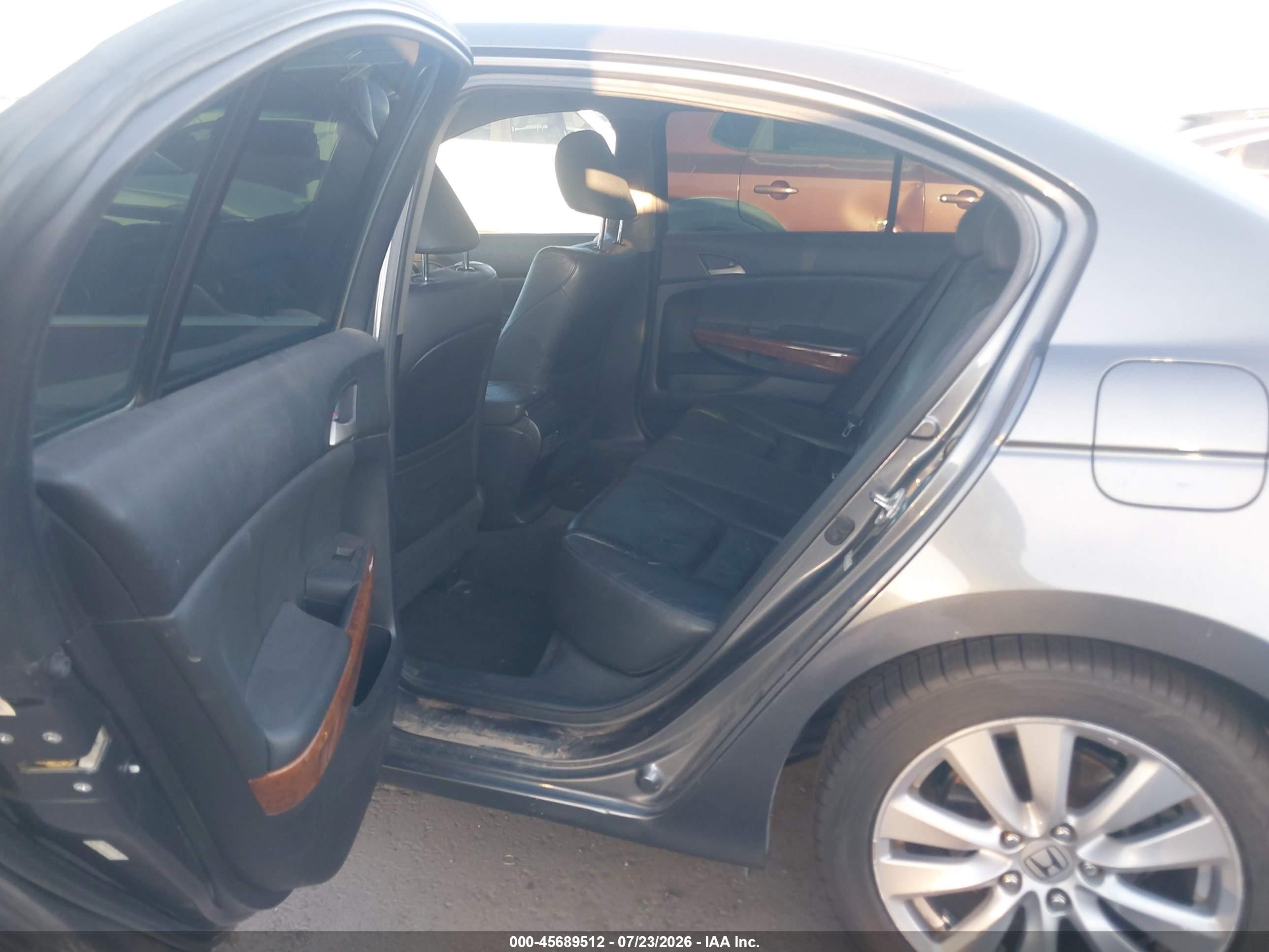 2011 Honda Accord 2.4 Ex-l Gray vin: 1HGCP2F82BA000145