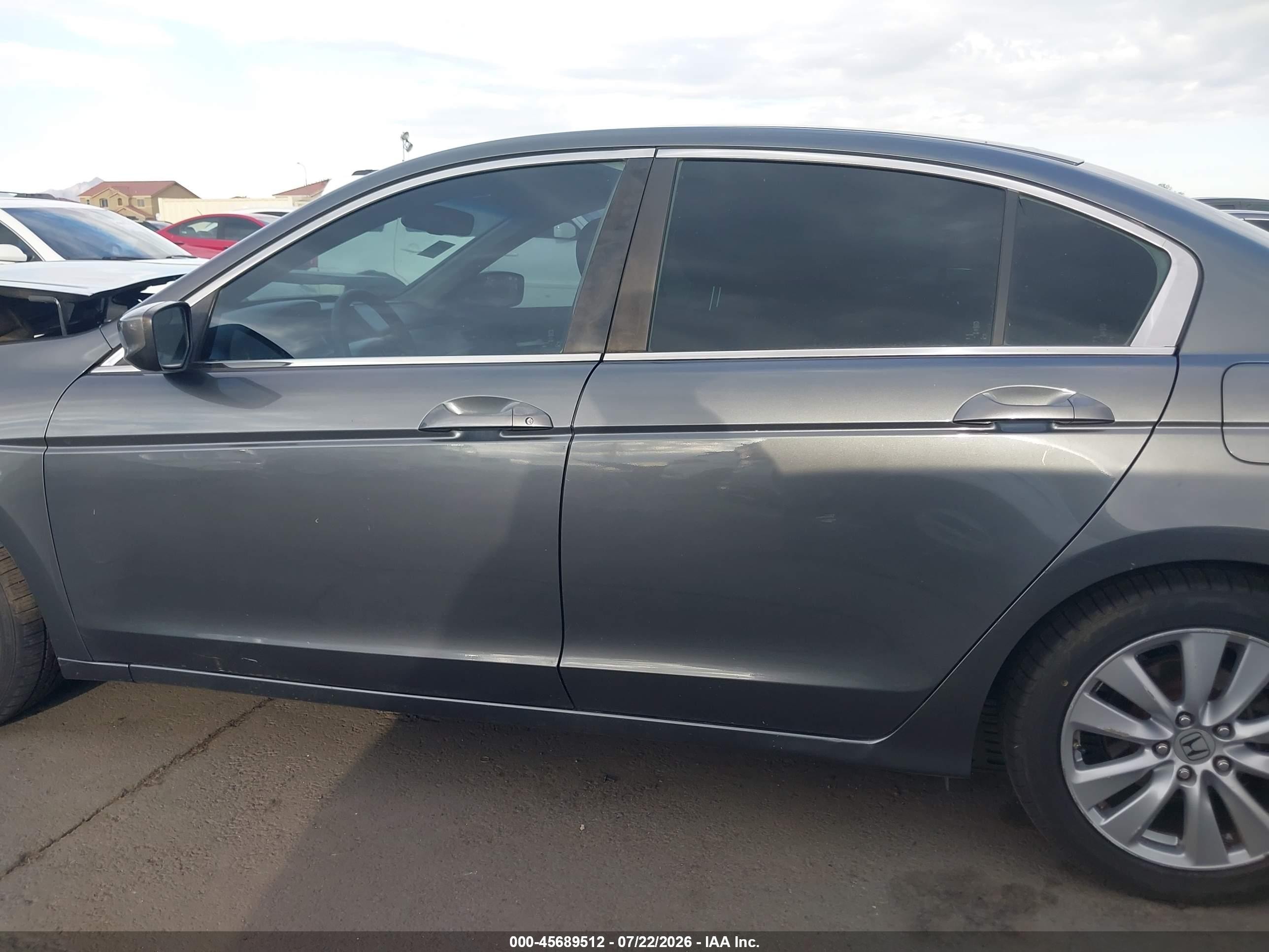 2011 Honda Accord 2.4 Ex-l Gray vin: 1HGCP2F82BA000145