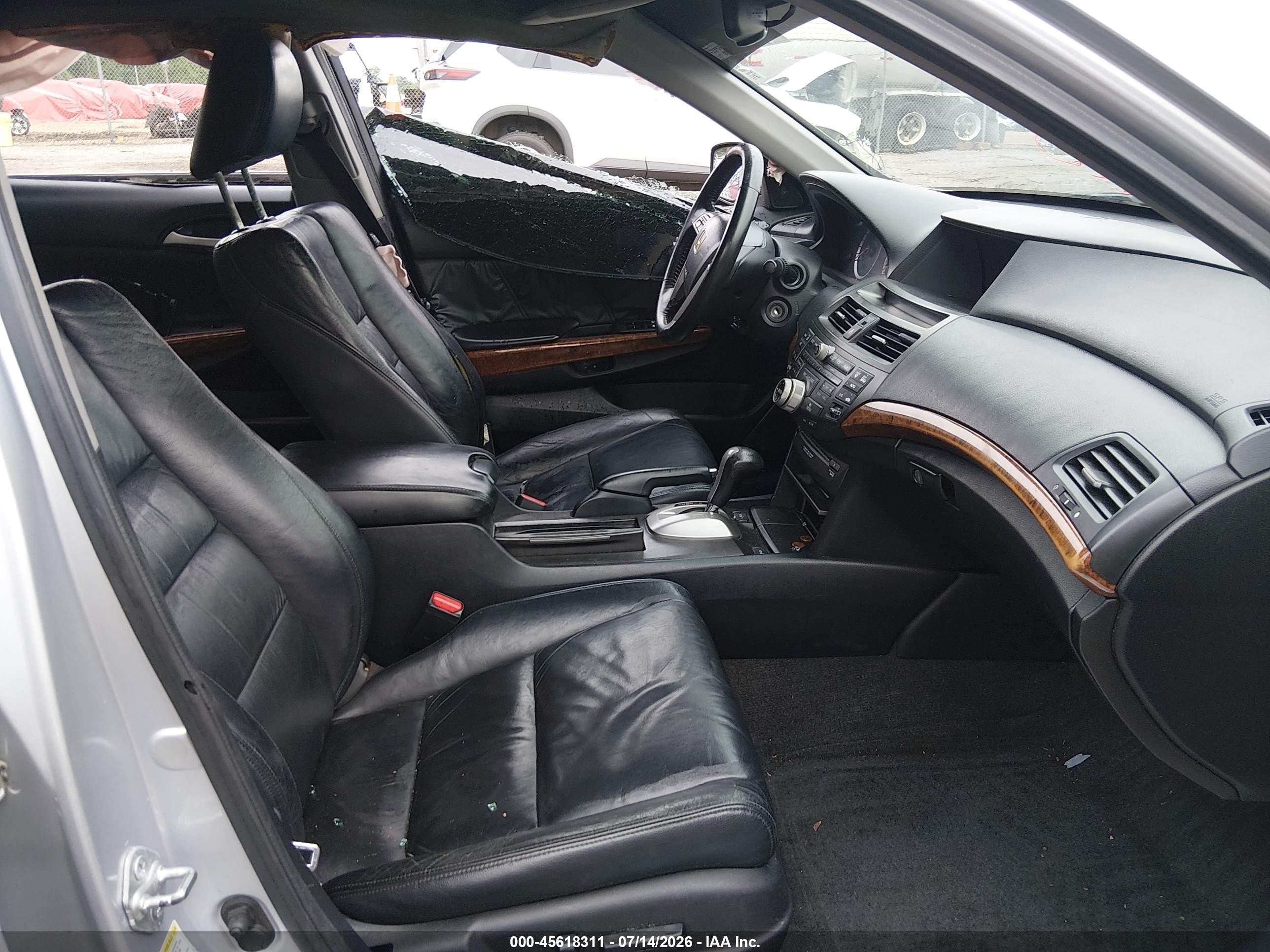 2011 Honda Accord 2.4 Ex-l Silver vin: 1HGCP2F82BA006950