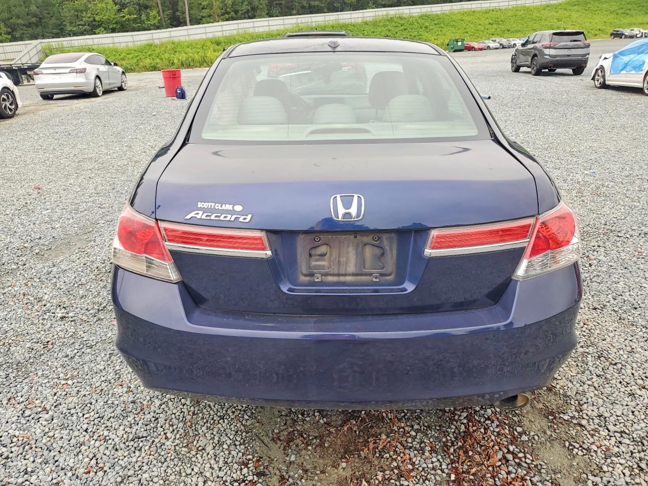 2011 Honda Accord Exl Blue vin: 1HGCP2F82BA040967